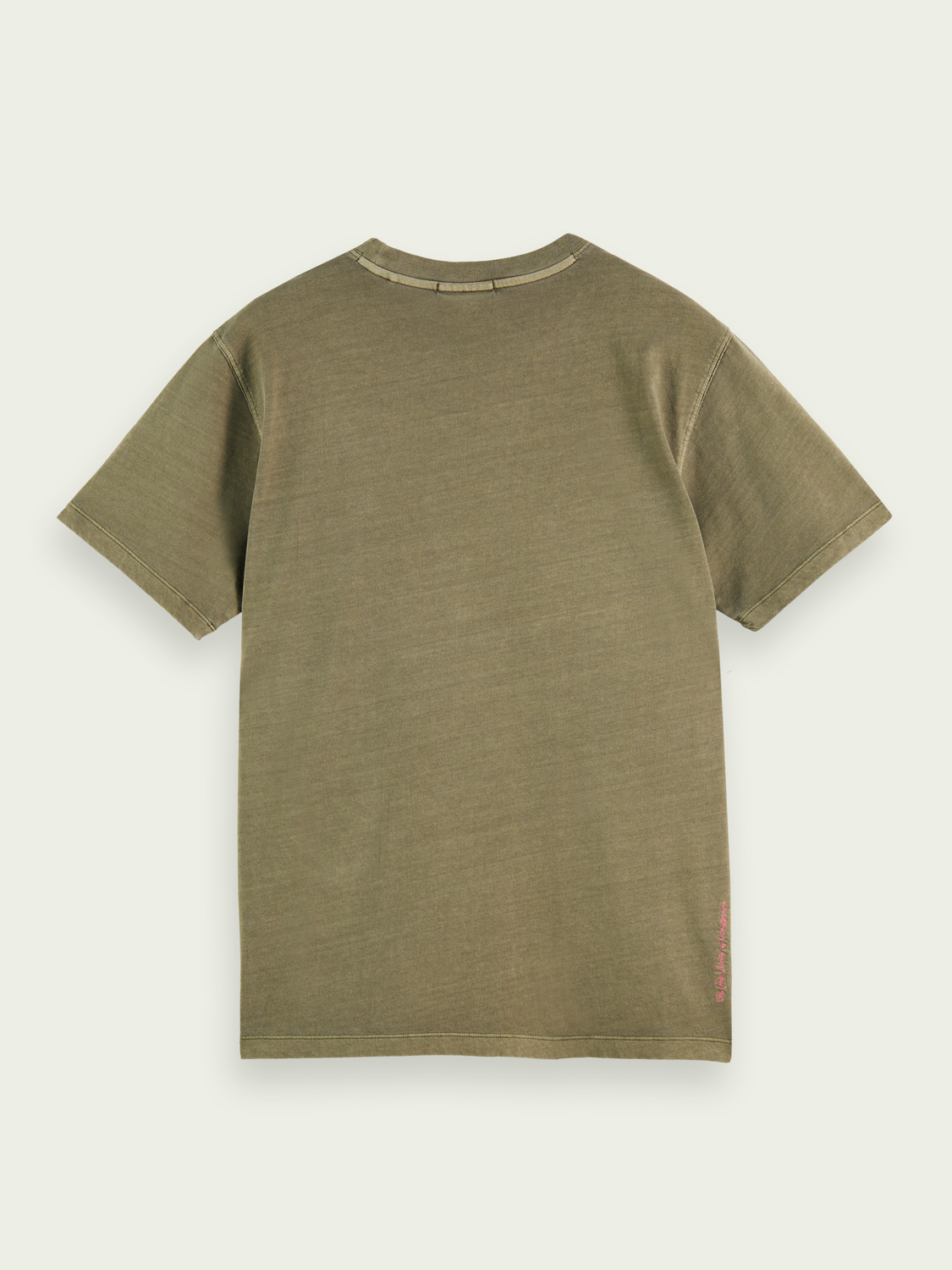 Garment-Dyed Jersey T-Shirt | Scotch And Soda Outlet