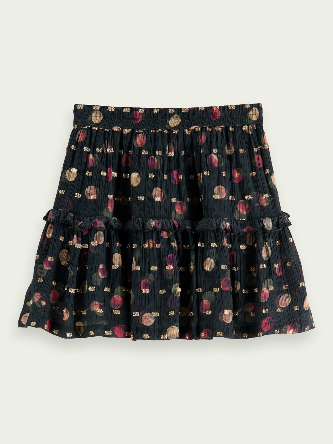 Scotch Soda Outlet | Printed Tiered Mini Skirt