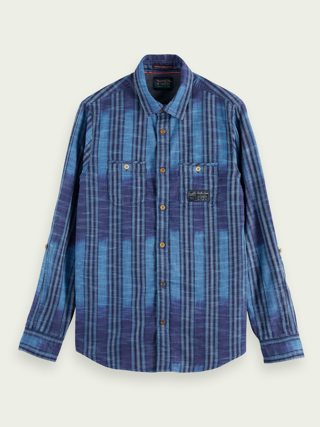 Regular Fit Cotton Shirt | Scotch And Soda Outlet