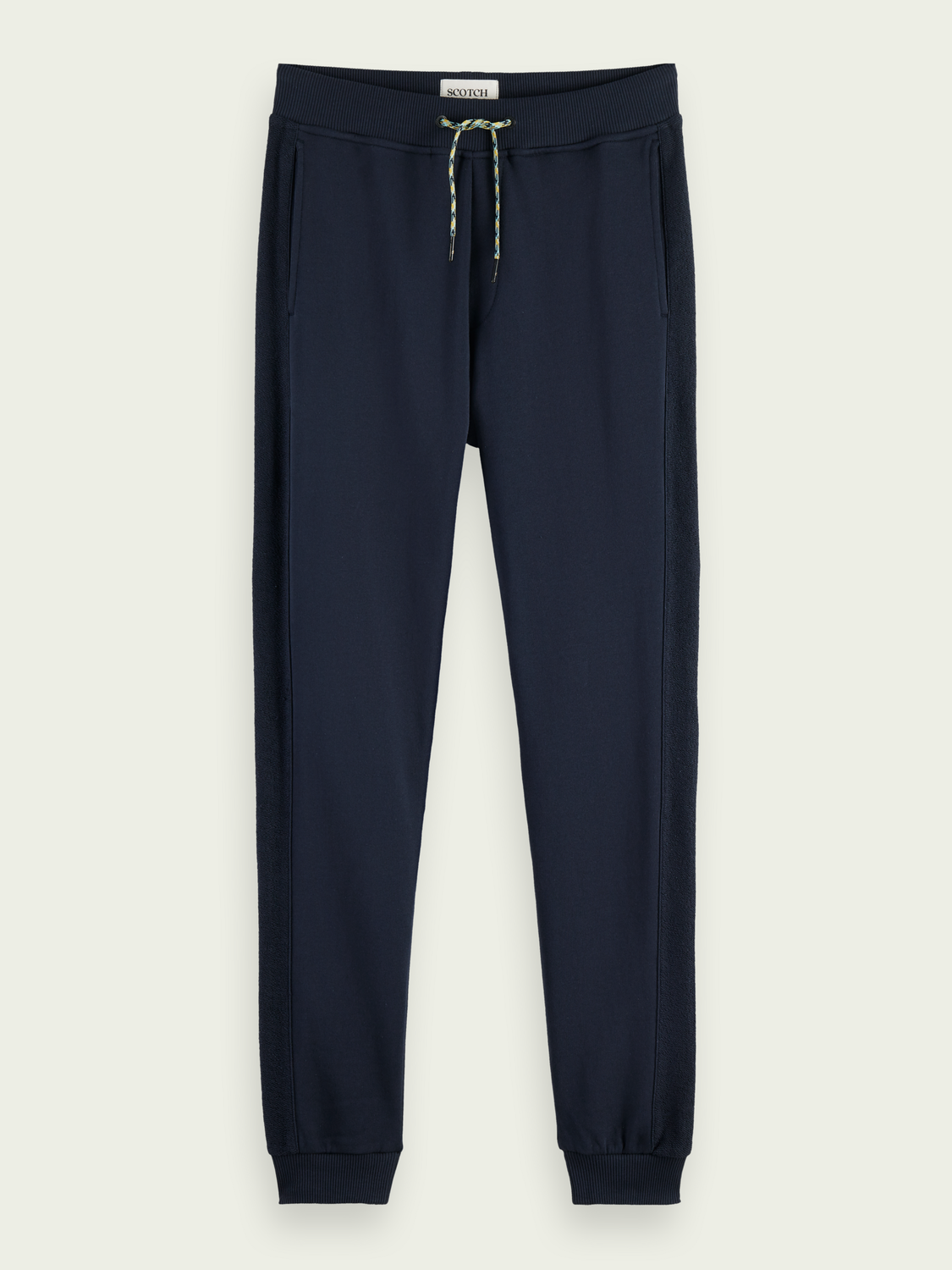 Organic Cotton Panelled Jogger | Scotch And Soda Outlet