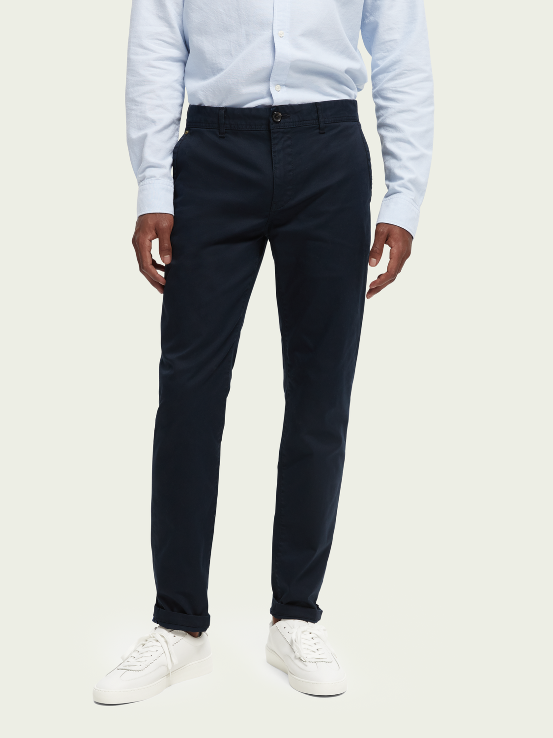 Mott Super-Slim Fit Organic Cotton Chino | Scotch And Soda Outlet
