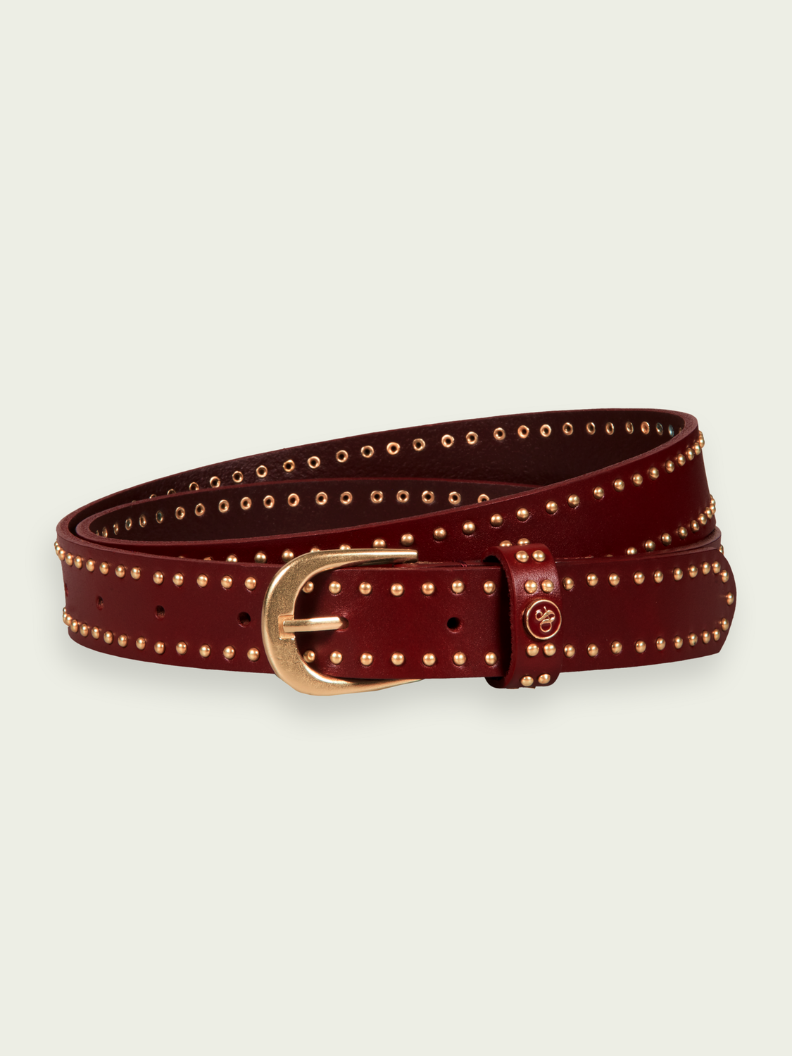 Studded Leather Belt | scotch & soda outlet