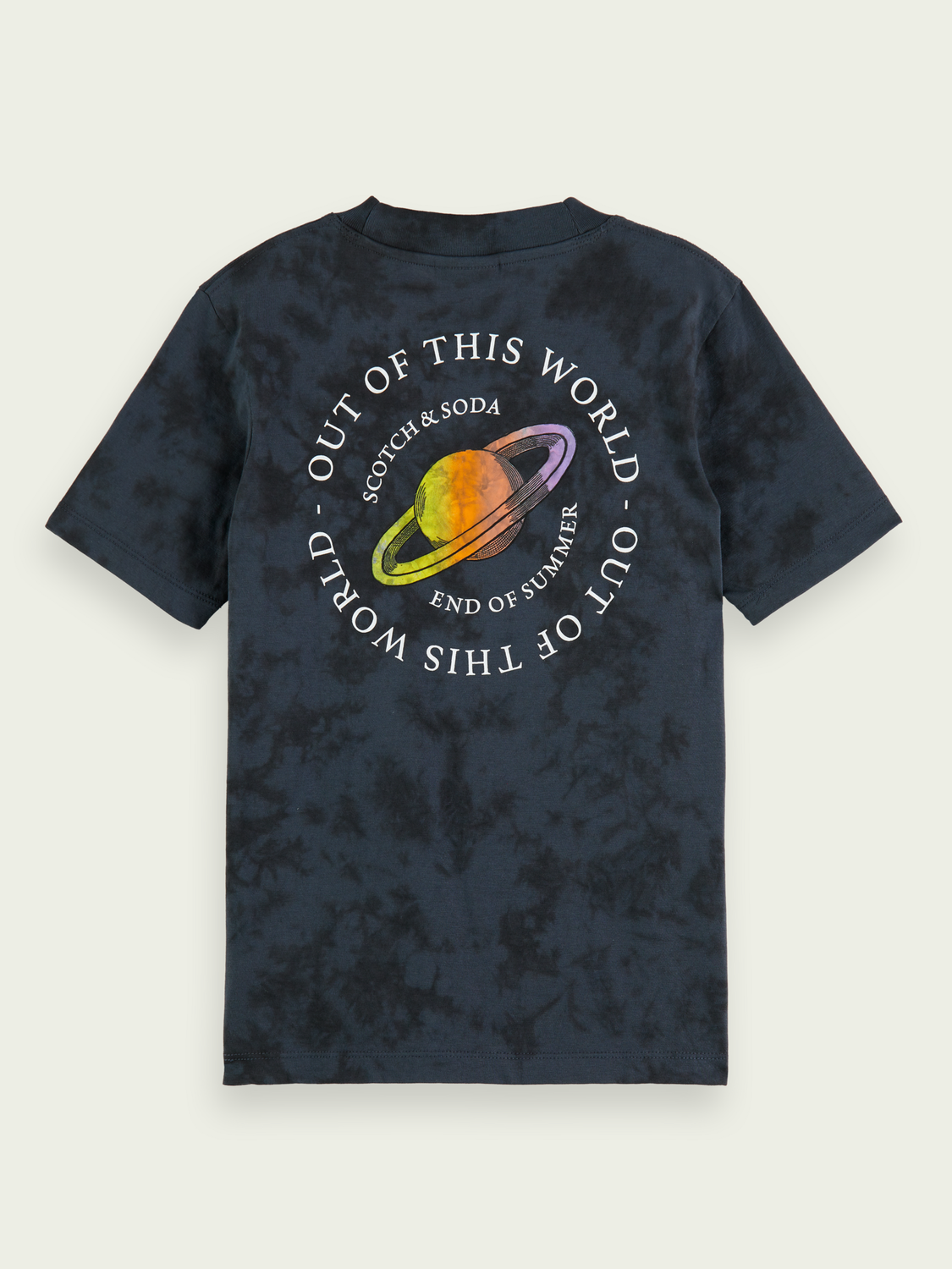 Relaxed Fit Organic Cotton Tie-Dye Artwork T-Shirt