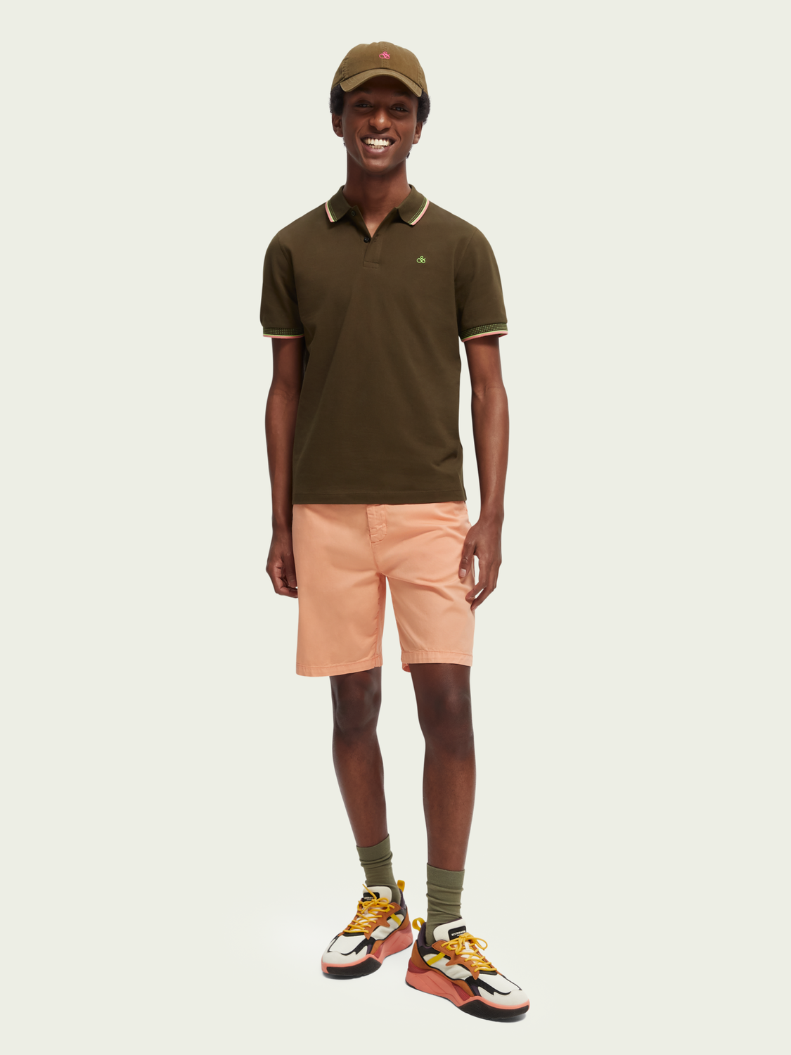 Pique Contrast Tipped Polo | Scotch And Soda Outlet