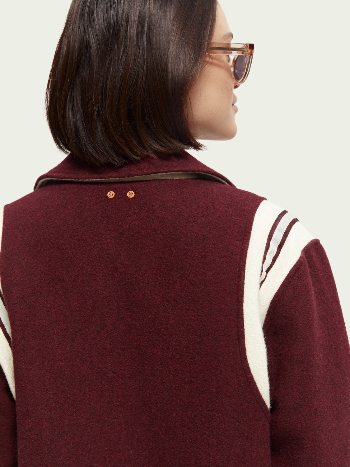 Wool-Blended Varsity Jacket | scotch & soda outlet