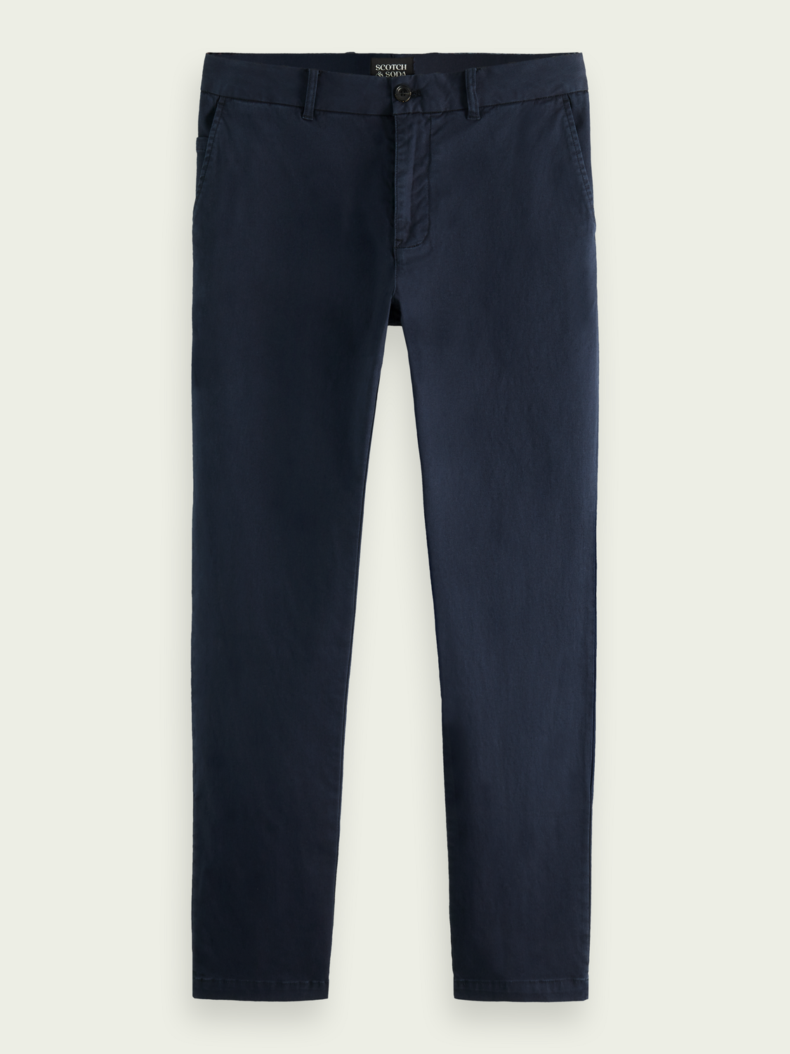 Stuart Slim-Fit Cotton-Blend Garment-Dyed Chino | Scotch And Soda Outlet