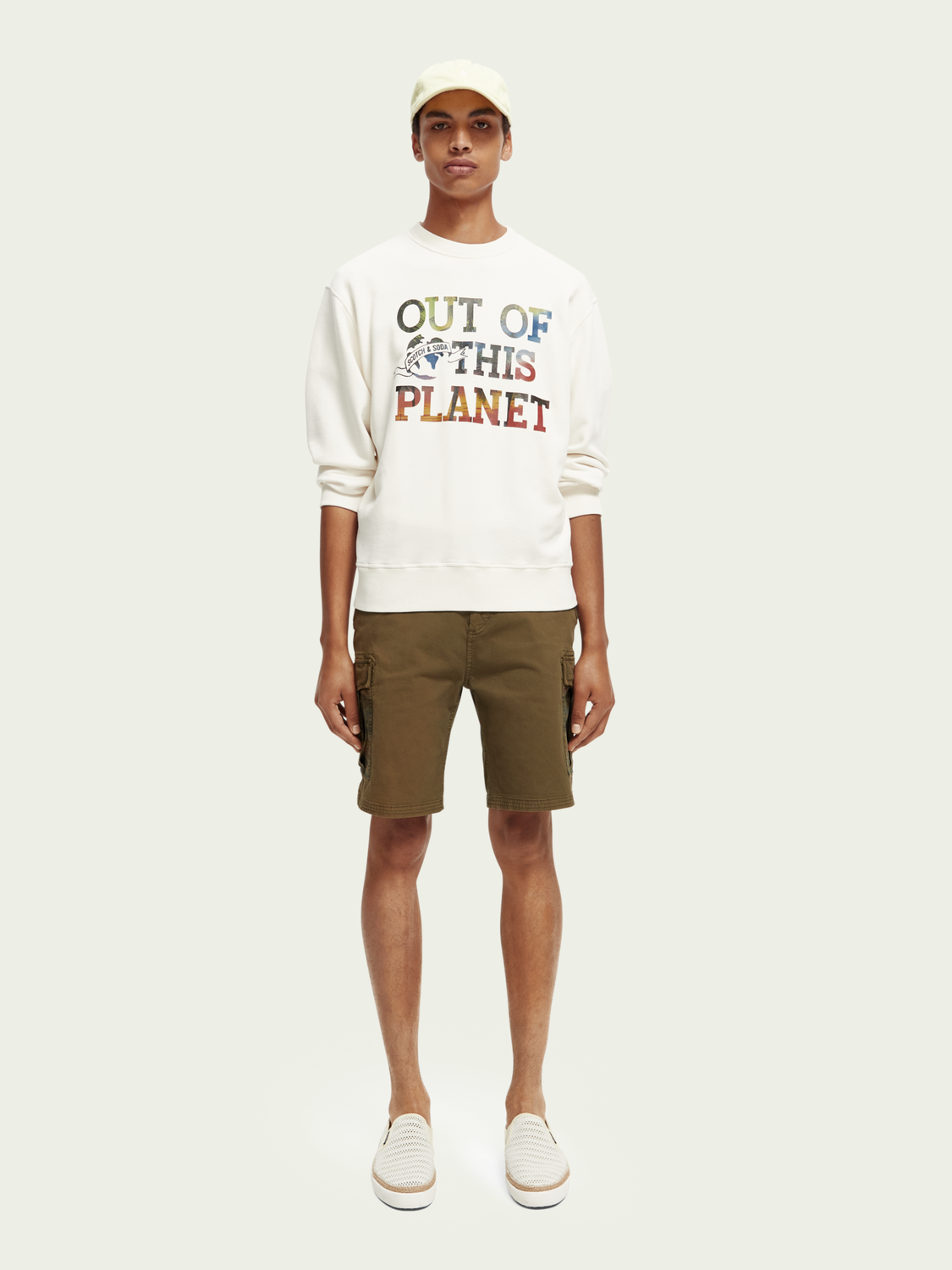 Relaxed-Fit Garment-Dyed Cargo Shorts | Scotch And Soda Outlet