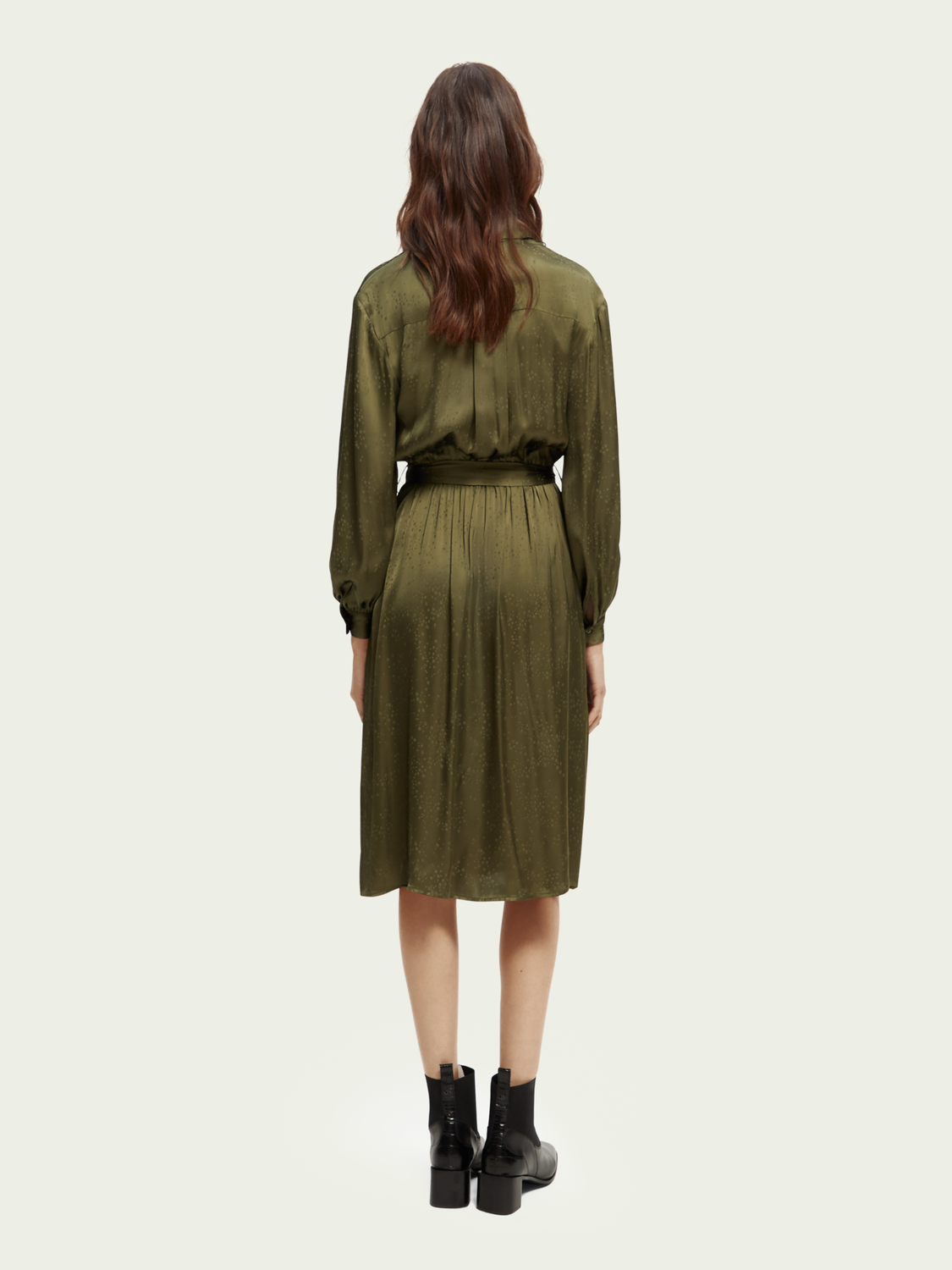 Long-Sleeved Shirt Dress | scotch & soda outlet