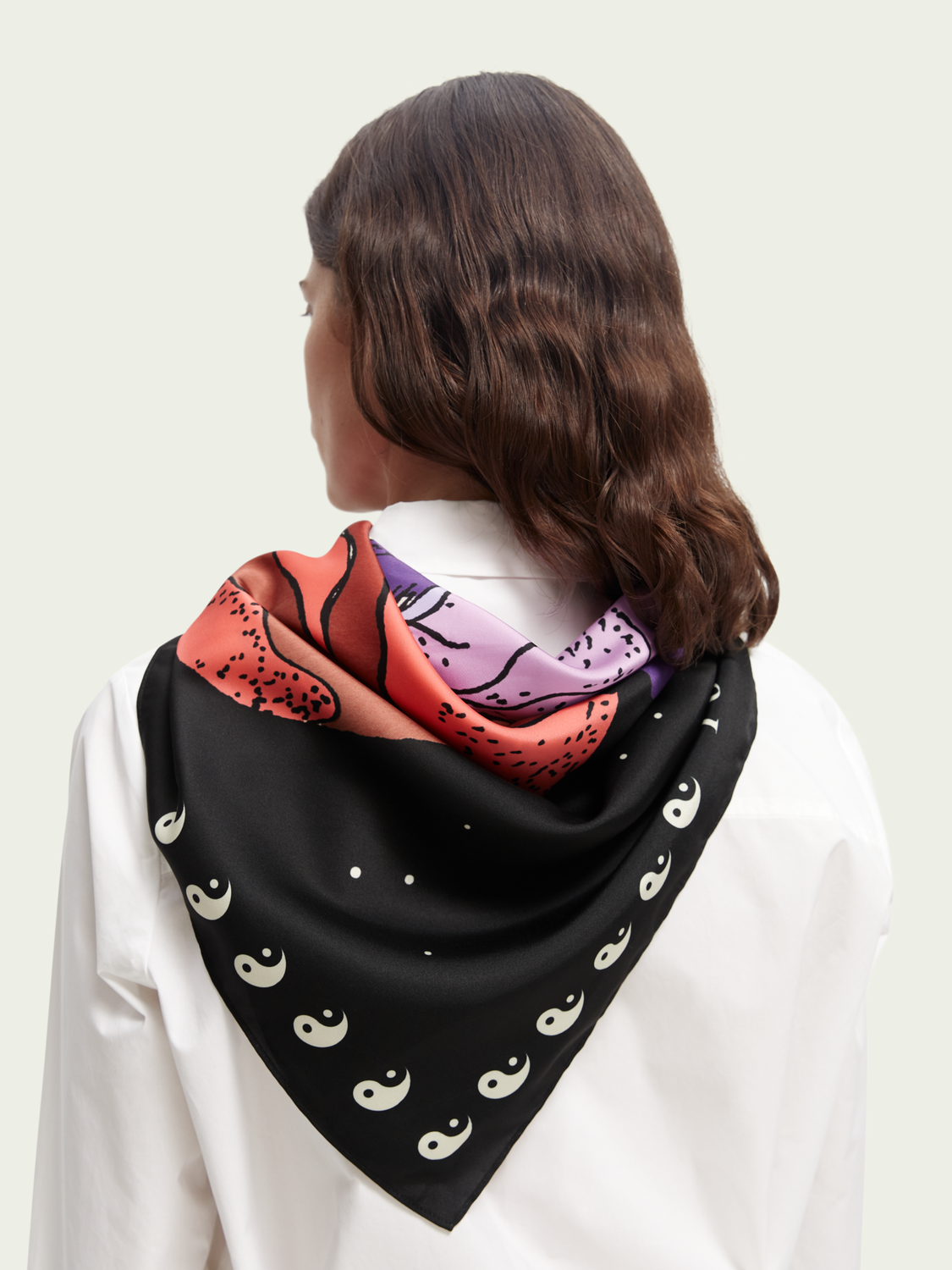 Graphic Scarf | scotch & soda outlet