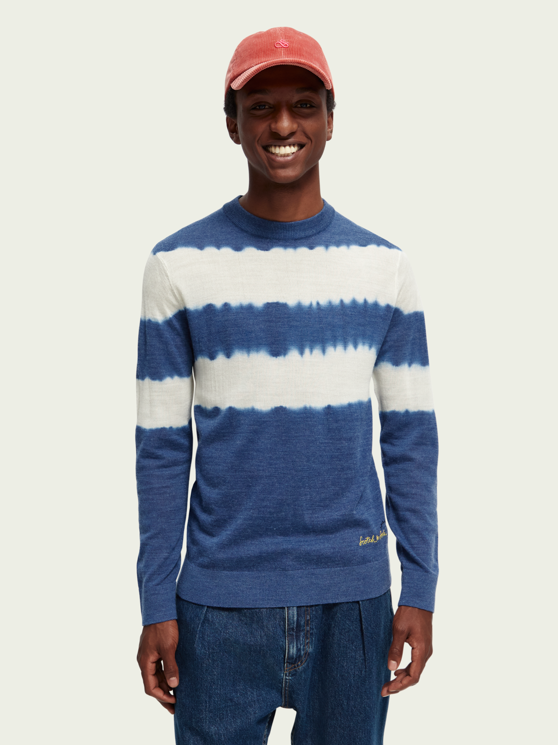 Lightweight Tie-Dye Crewneck Sweater | Scotch And Soda Outlet