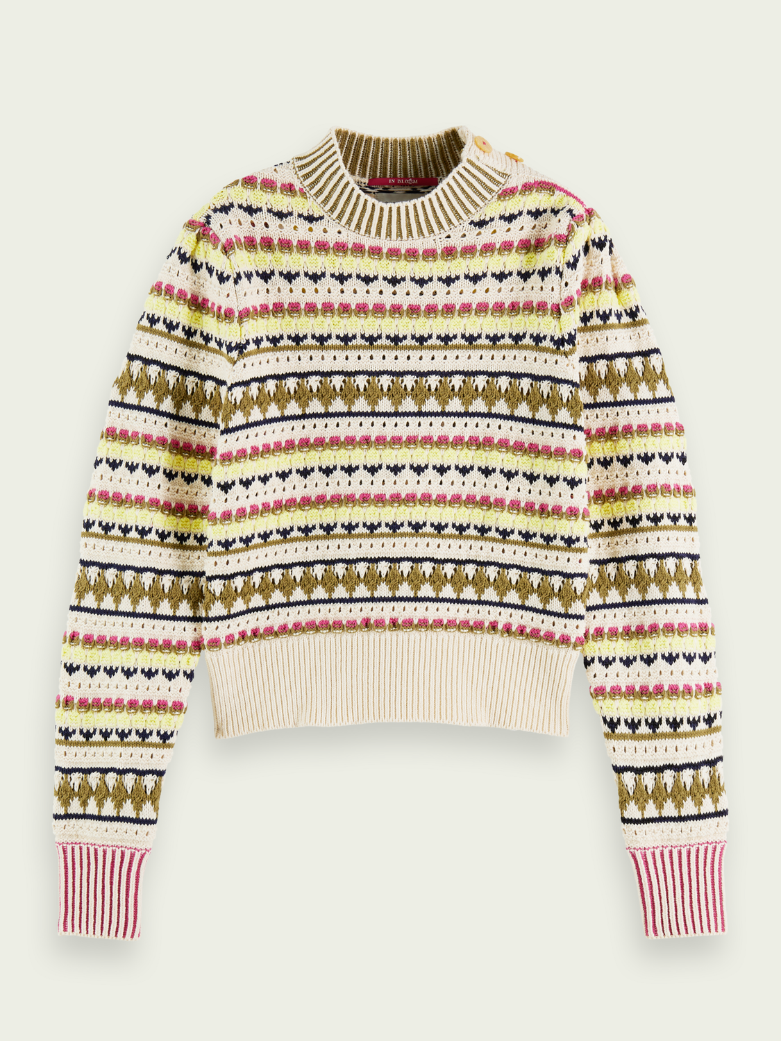 Mixed Stitch Sweater | scotch & soda outlet