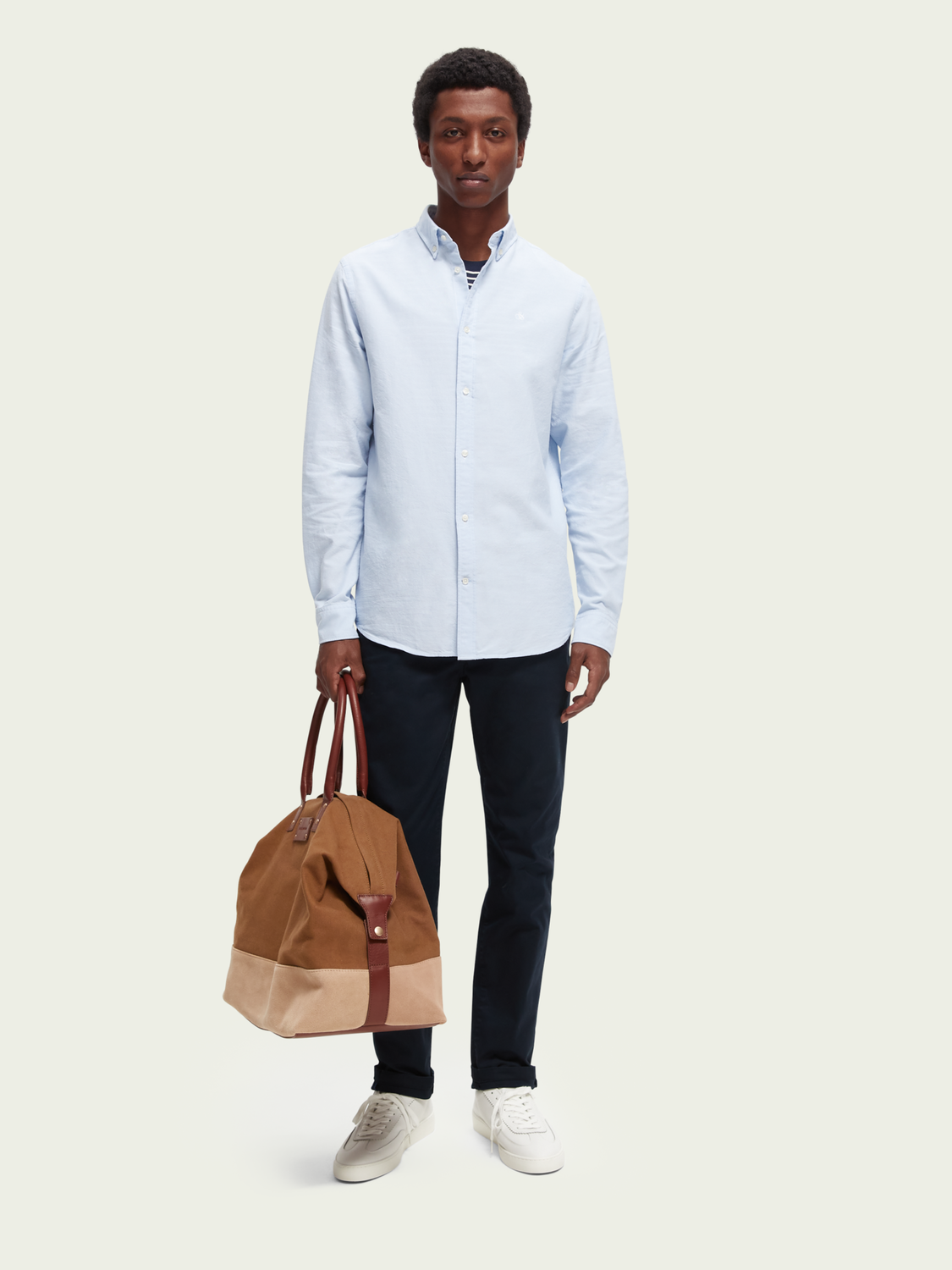 Mott Super-Slim Fit Organic Cotton Chino | Scotch And Soda Outlet