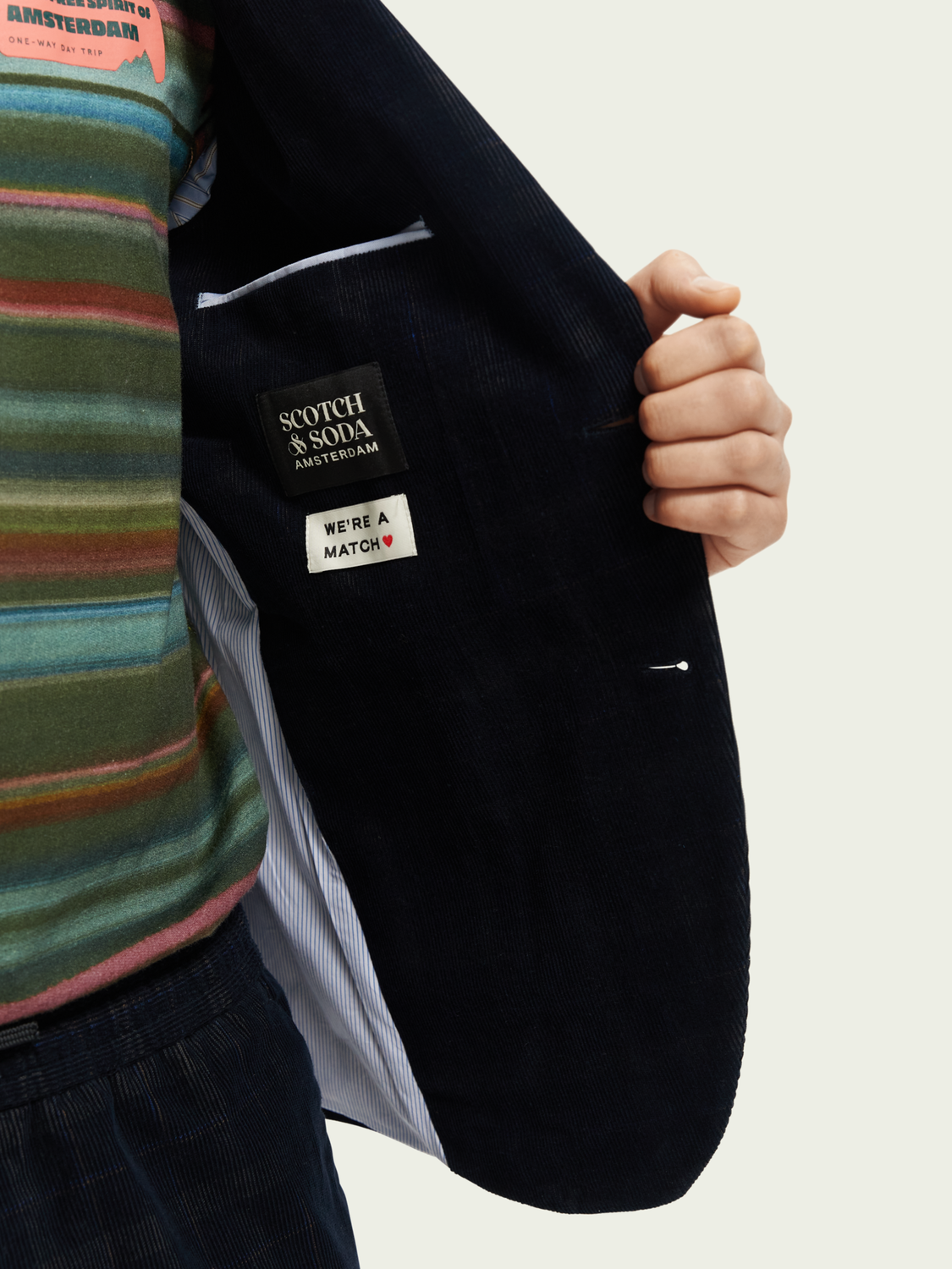 Single-Breasted Corduroy Blazer | Scotch And Soda Outlet