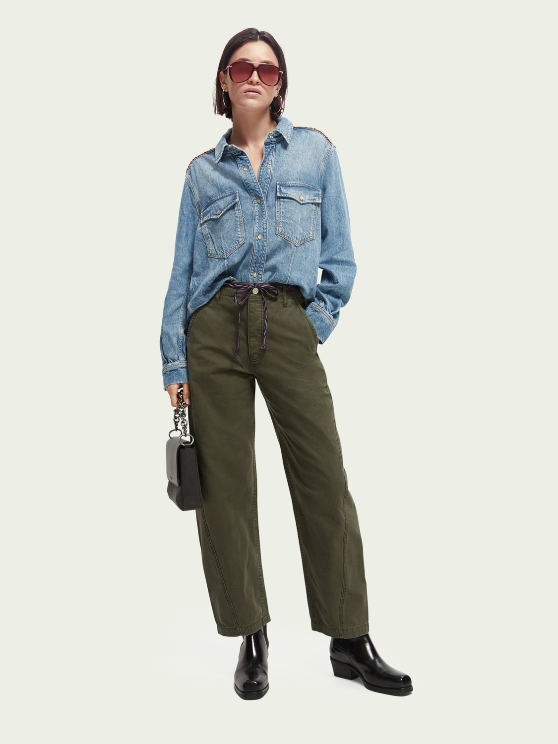 Washed Denim Shirt | scotch & soda outlet