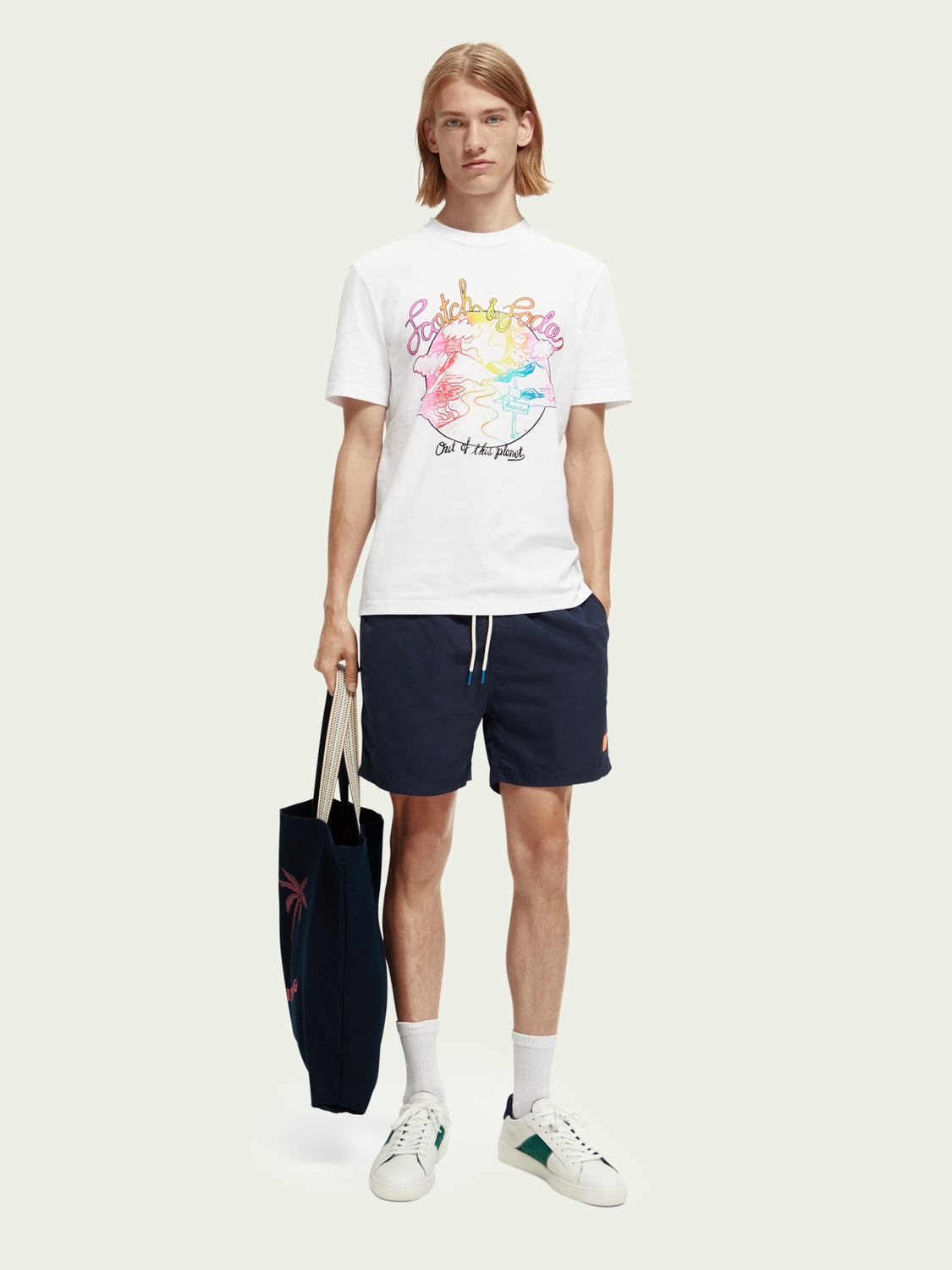 Graphic Crewneck T-Shirt | Scotch And Soda Outlet