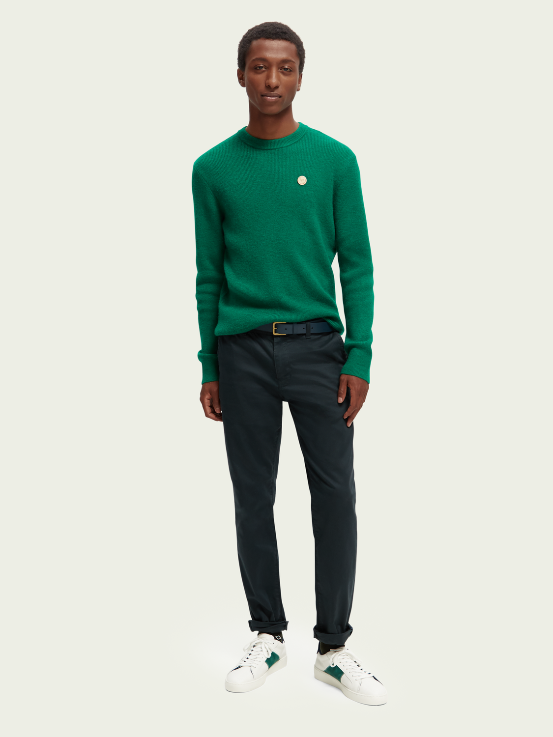 Rib Knit Crewneck Sweater | Scotch And Soda Outlet