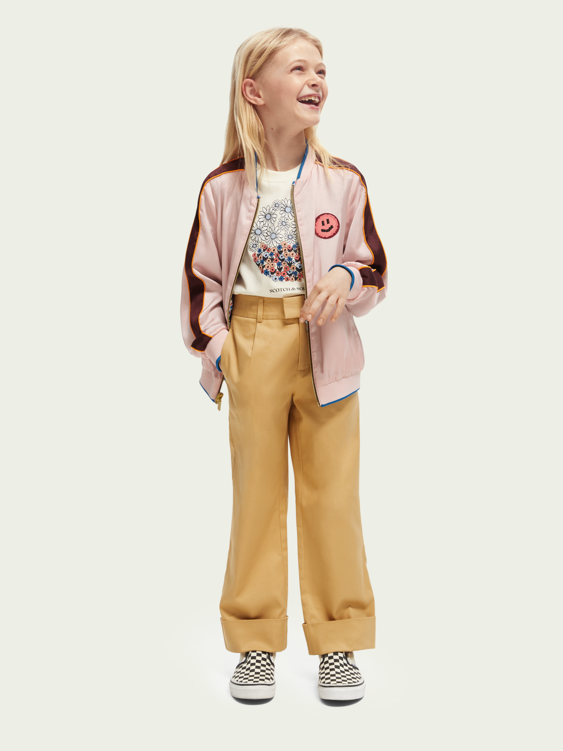 Straight-Leg High-Rise Organic Cotton Chino