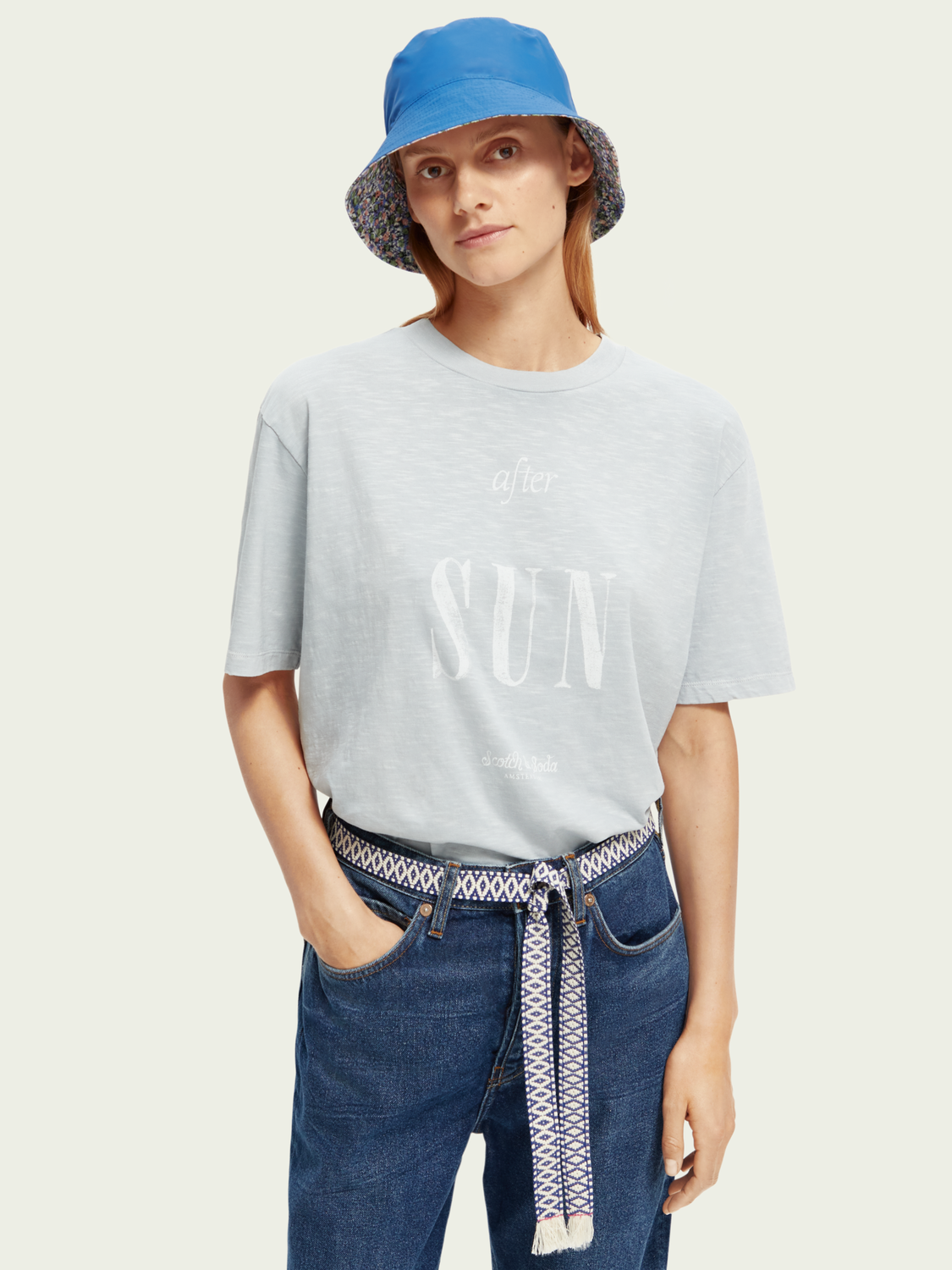 Loose Fit Organic Cotton T-Shirt | scotch & soda outlet