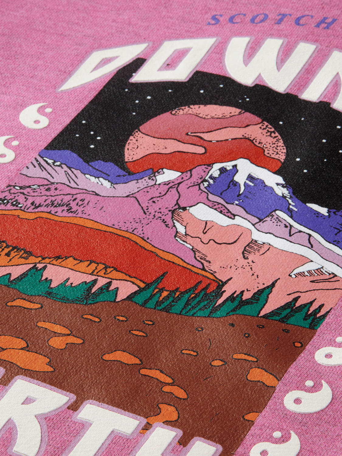 Scotch Soda Outlet | Loose Fit Artwork Hoodie