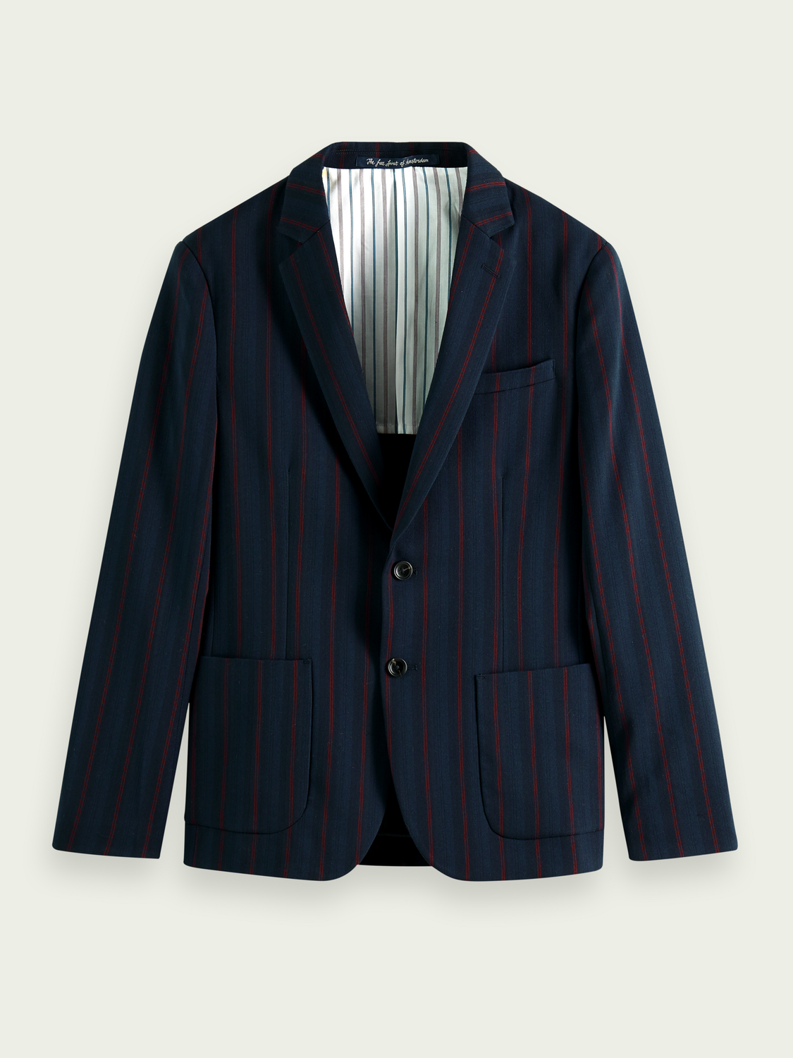 Yarn-Dyed Single-Breasted Blazer | Scotch And Soda Outlet