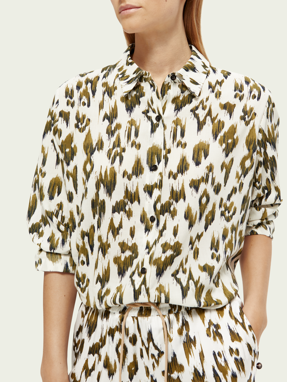 Oversized Printed Shirt | scotch & soda outlet