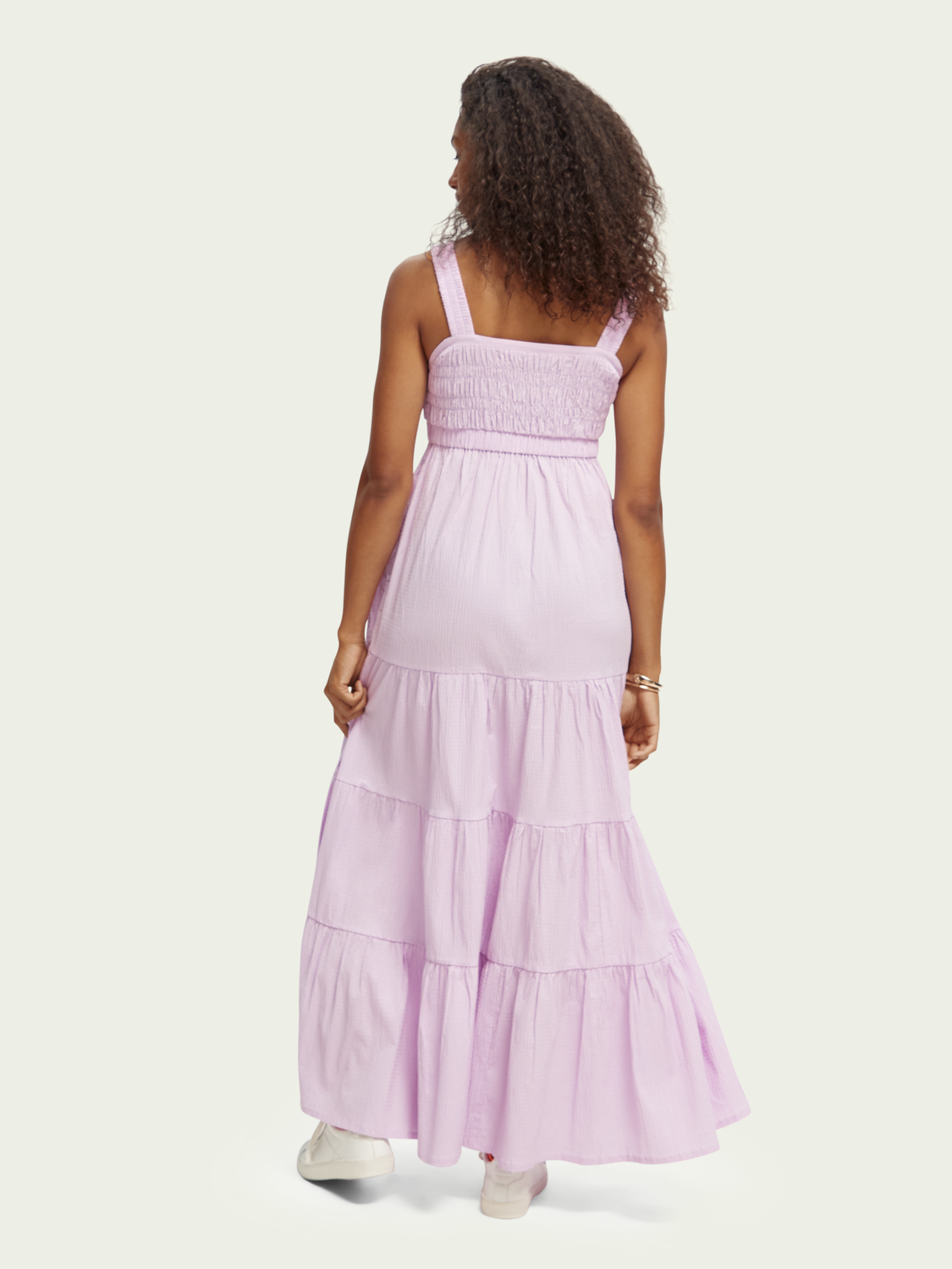 Seersuckers Maxi Dress | scotch & soda outlet