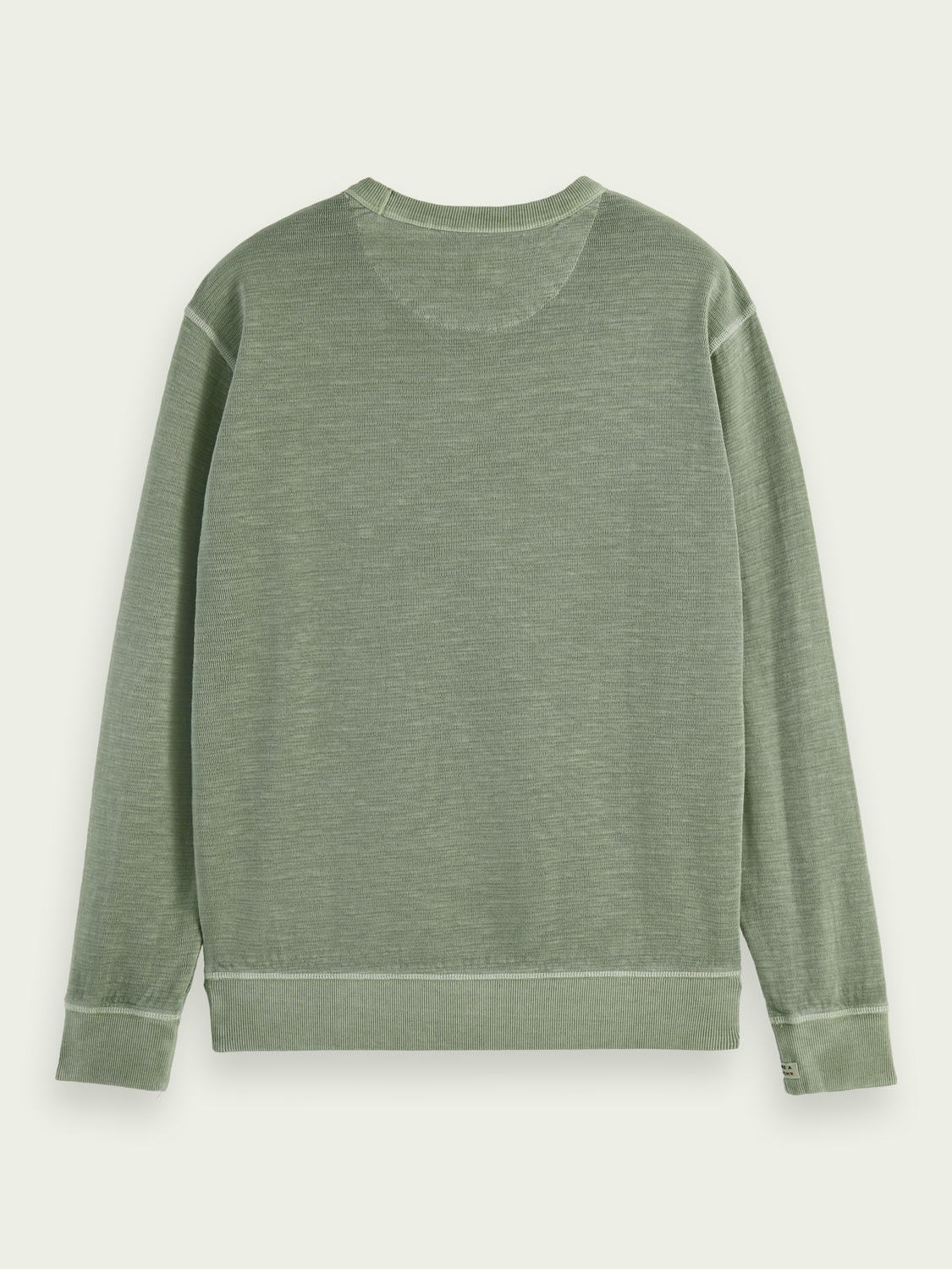 Structured Garment-Dyed Sweatshirt | Scotch And Soda Outlet