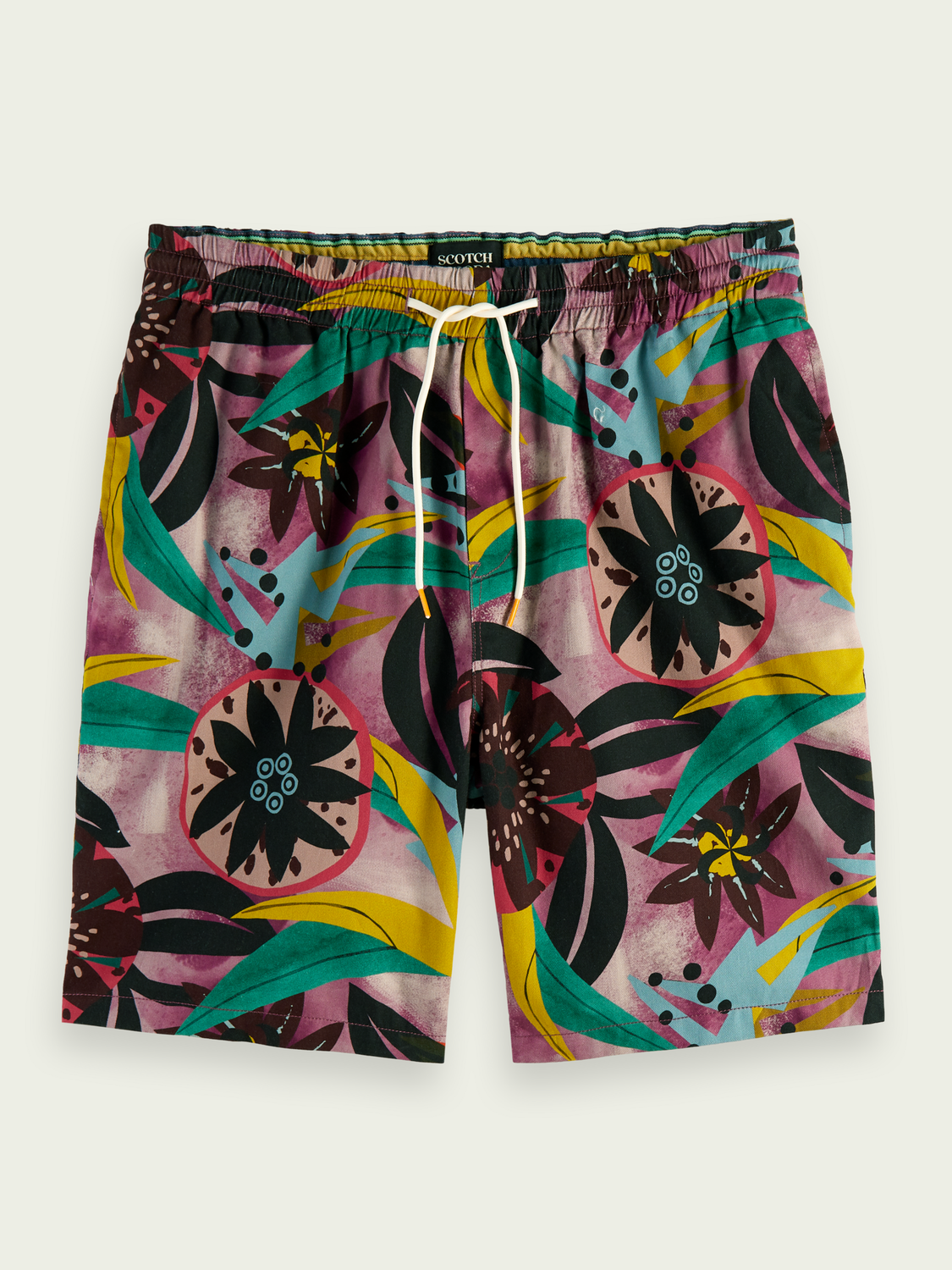 Relaxed Fit Printed Bermuda Shorts | Scotch And Soda Outlet