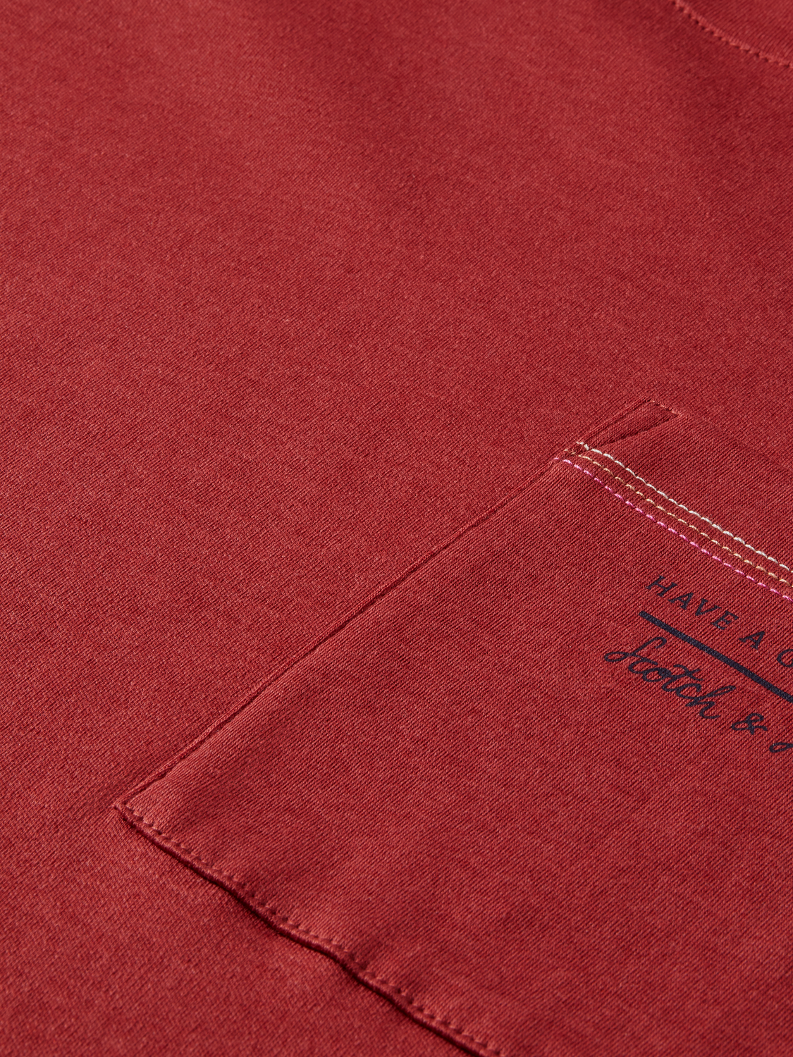 T-Shirt With Chest Pocket | Scotch And Soda Outlet