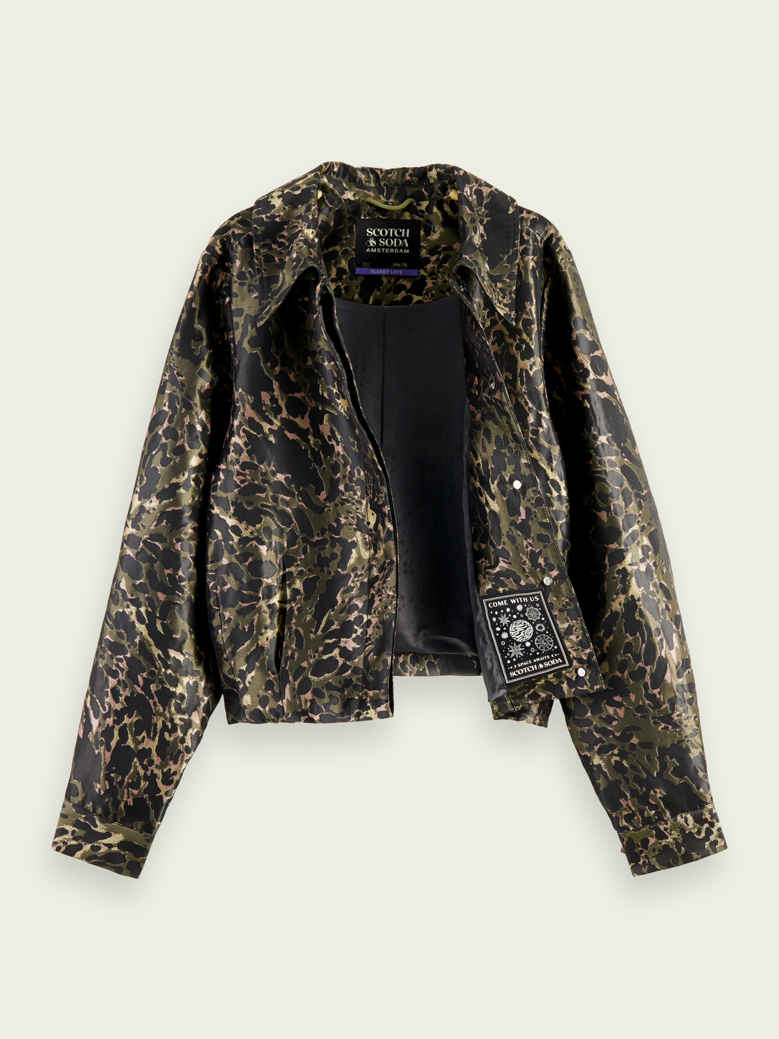 Animal Jacquard Jacket | scotch & soda outlet