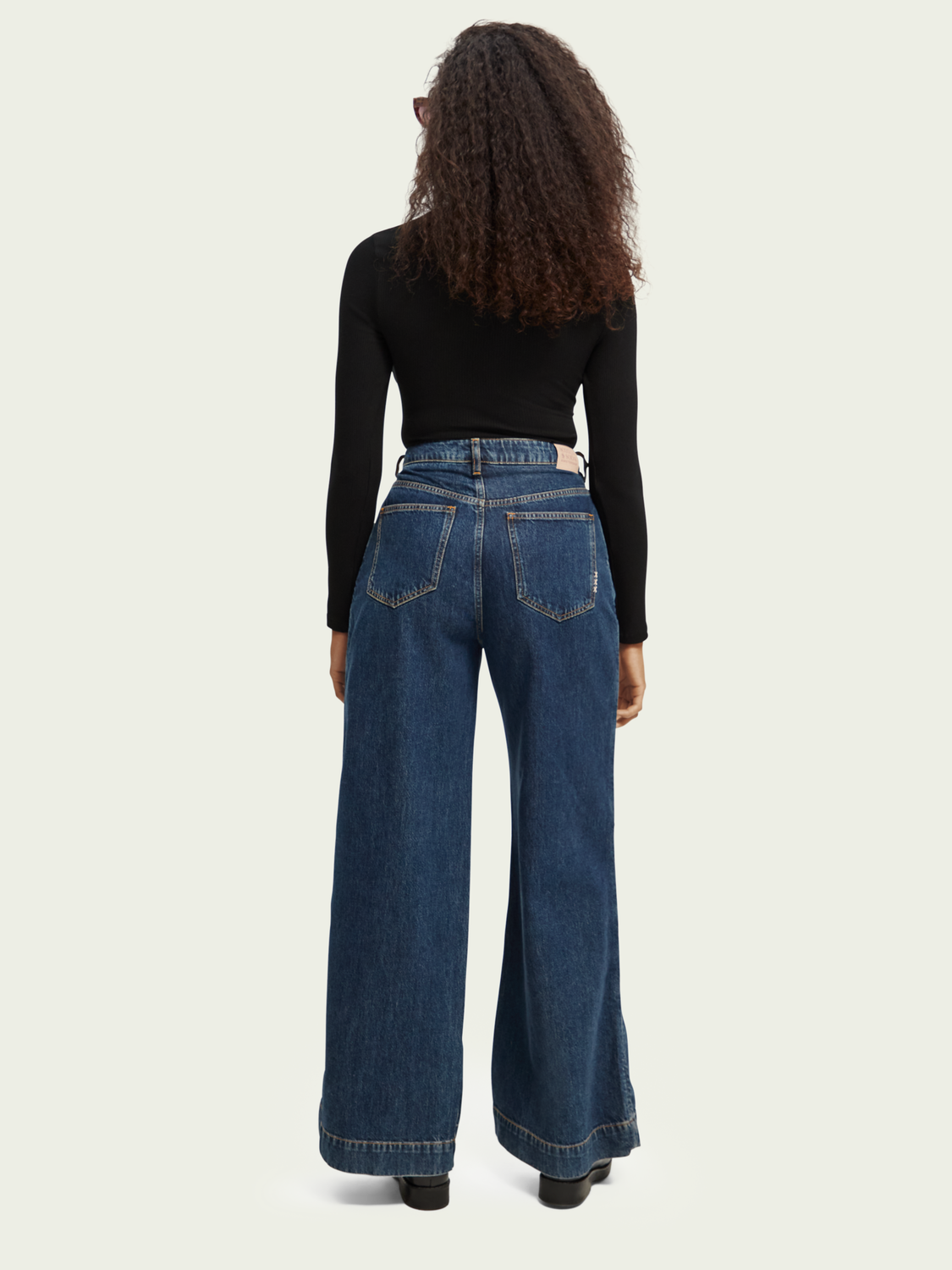 Long-Sleeved Wrapped Knit Bodysuit | scotch & soda outlet