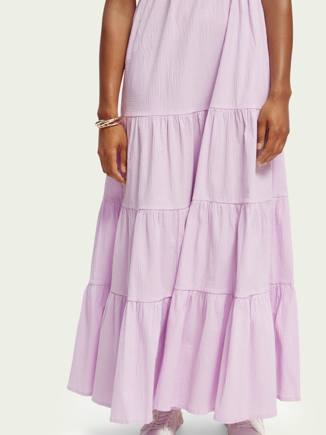 Seersuckers Maxi Dress | scotch & soda outlet