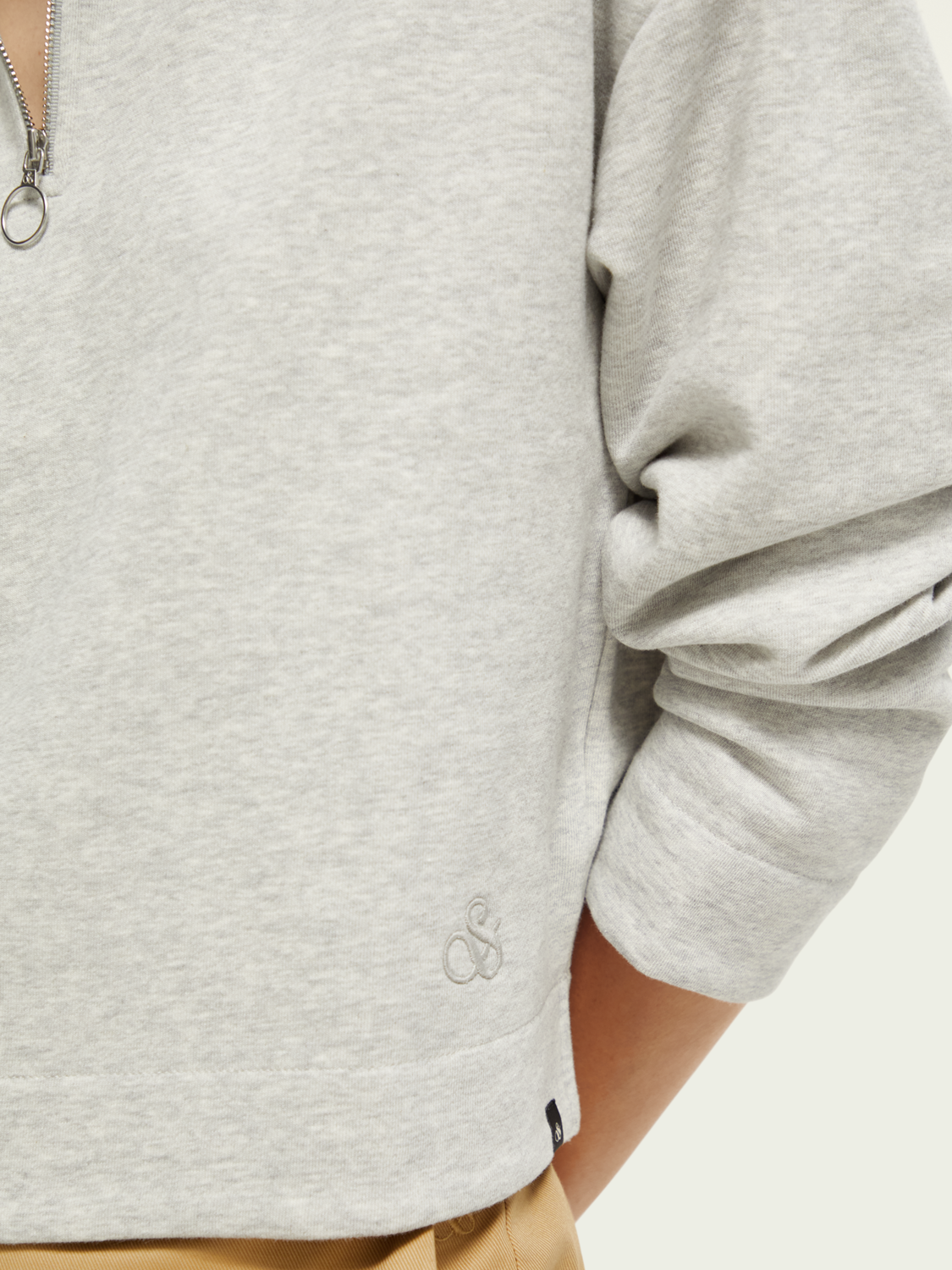 Rugby Cropped Sweater | scotch & soda outlet