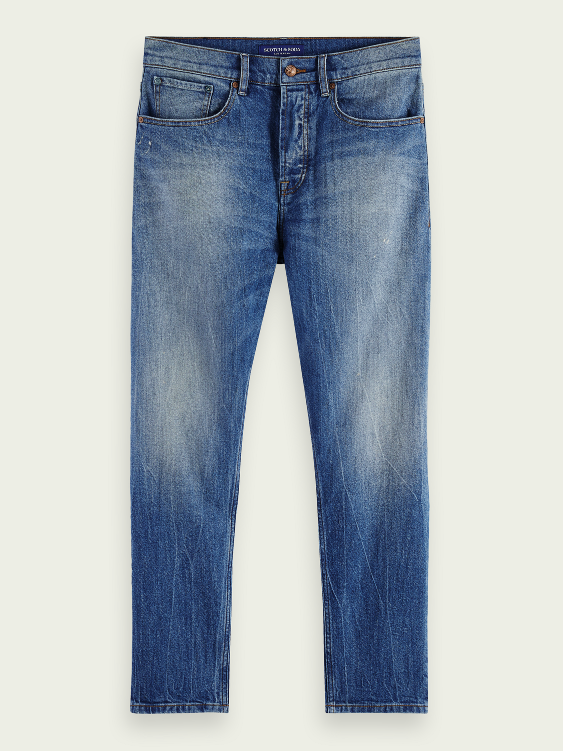 The Dean Loose Tapered-Fit Jeans - Galaxy Blue | Scotch And Soda Outlet