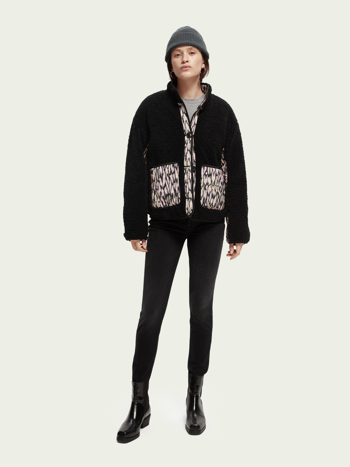 Reversible Teddy Jacket | scotch & soda outlet