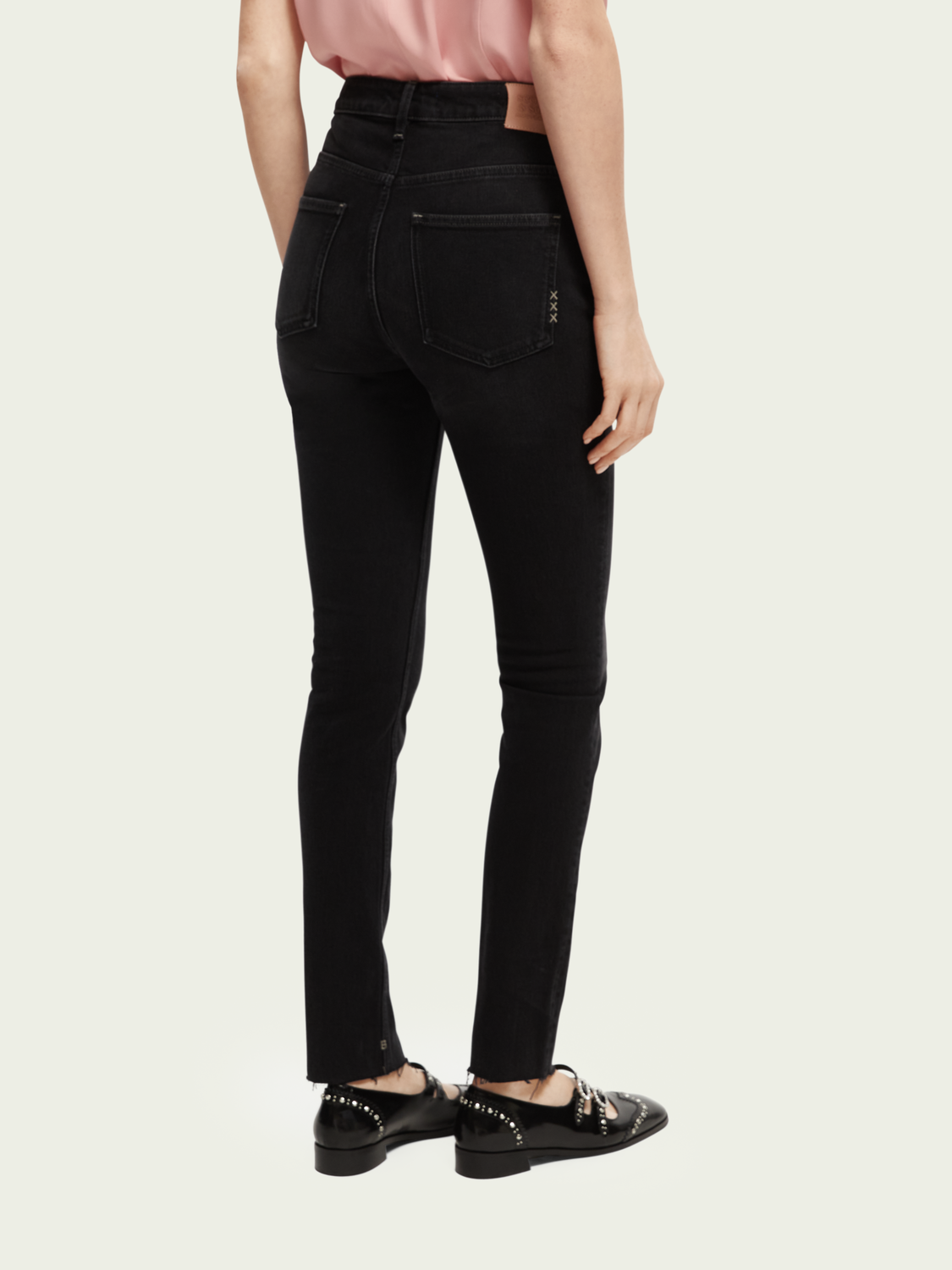 The Line High-Rise Skinny Fit Jeans | scotch & soda outlet