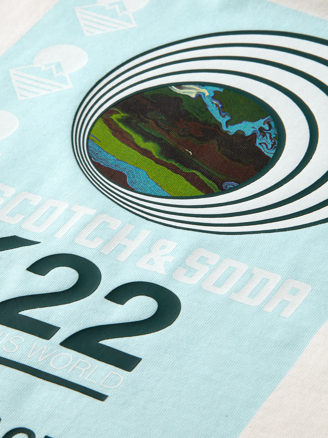 Relaxed-Fit Organic Long-Sleeved Artwork T-Shirt