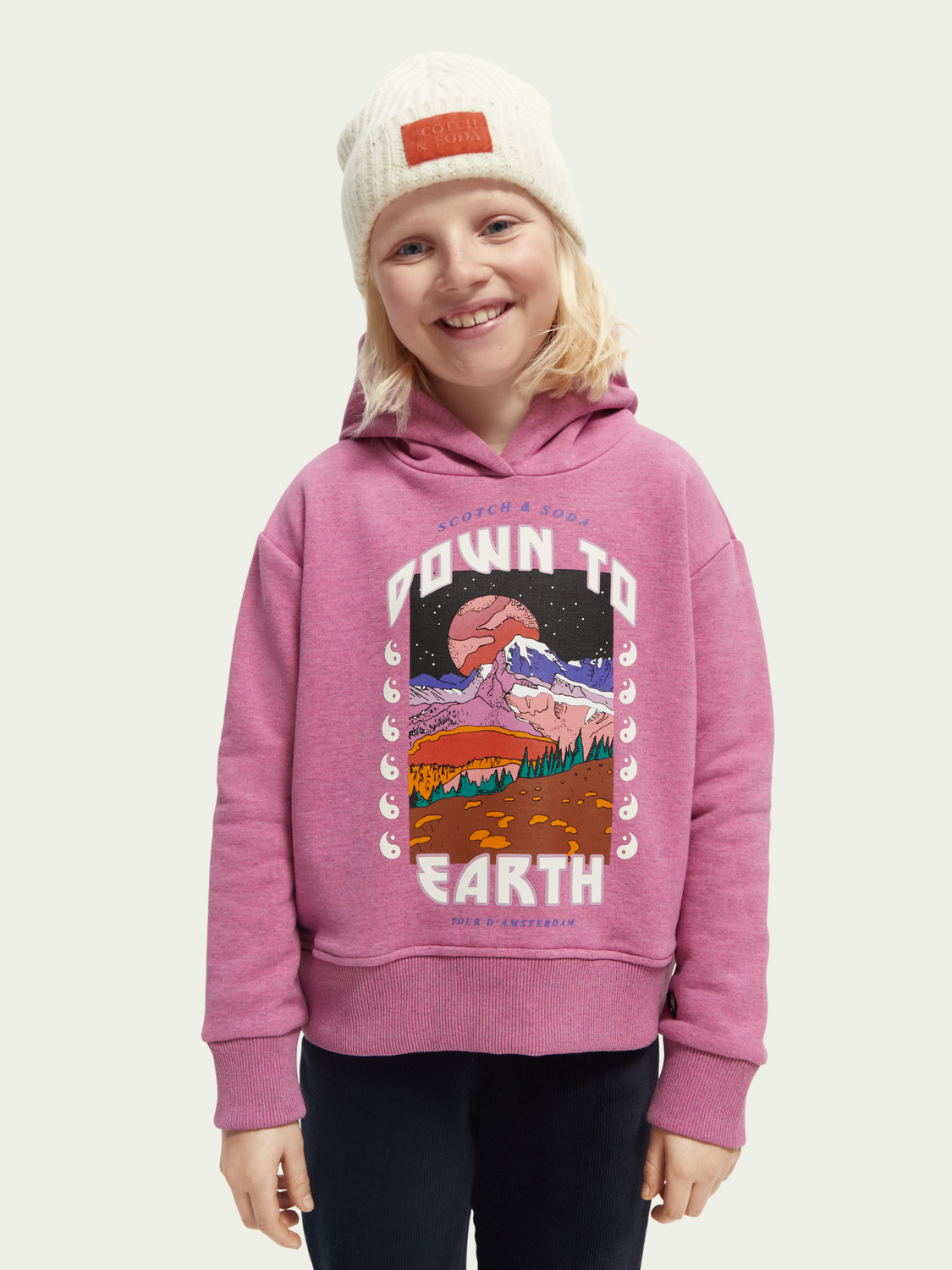 Scotch Soda Outlet | Loose Fit Artwork Hoodie