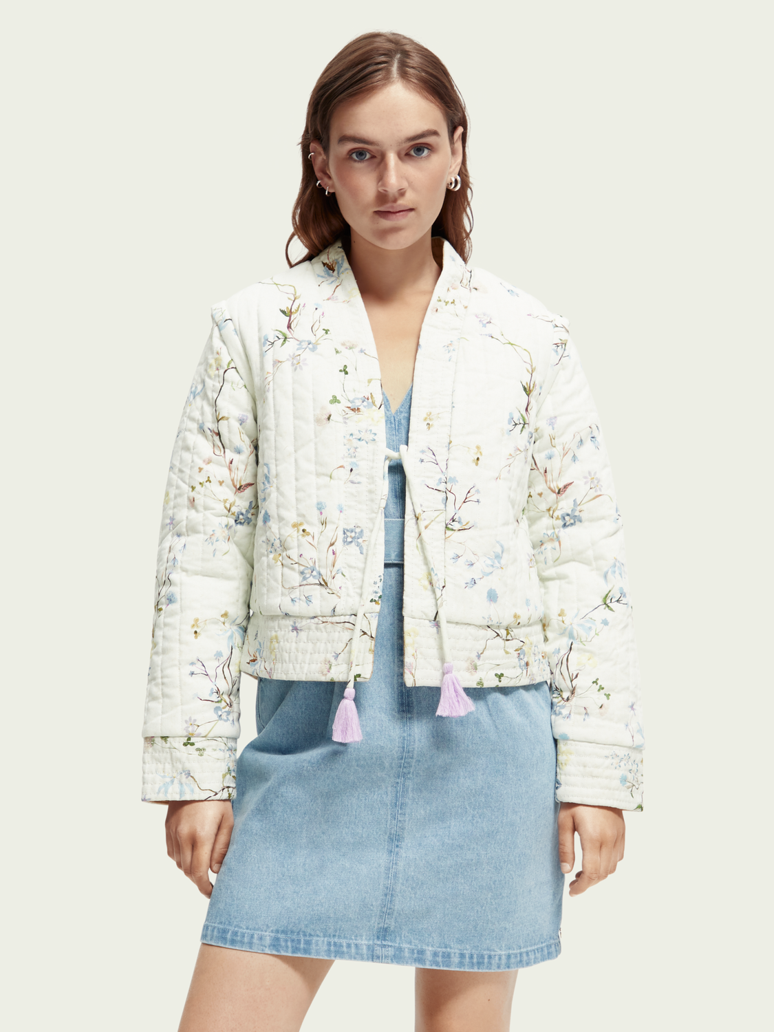 Quilted Reversible Organic Cotton Jacket | scotch & soda outlet