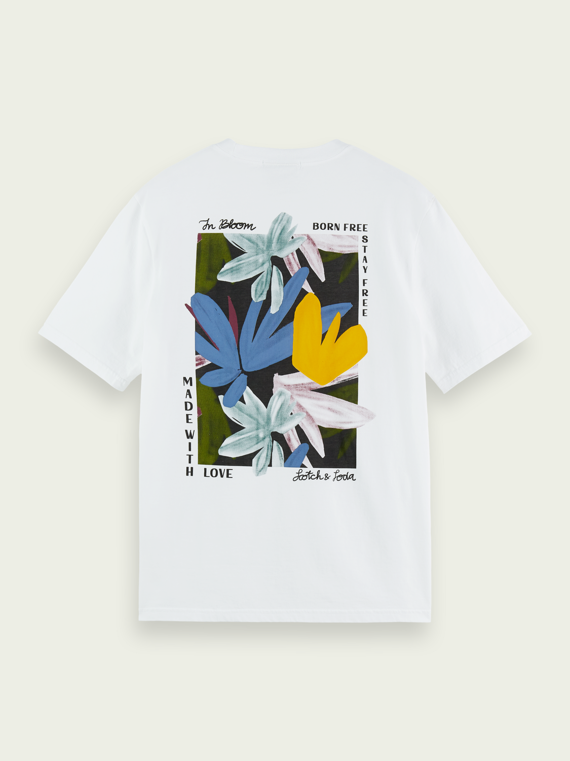 Artwork Organic Cotton T-Shirt | Scotch And Soda Outlet