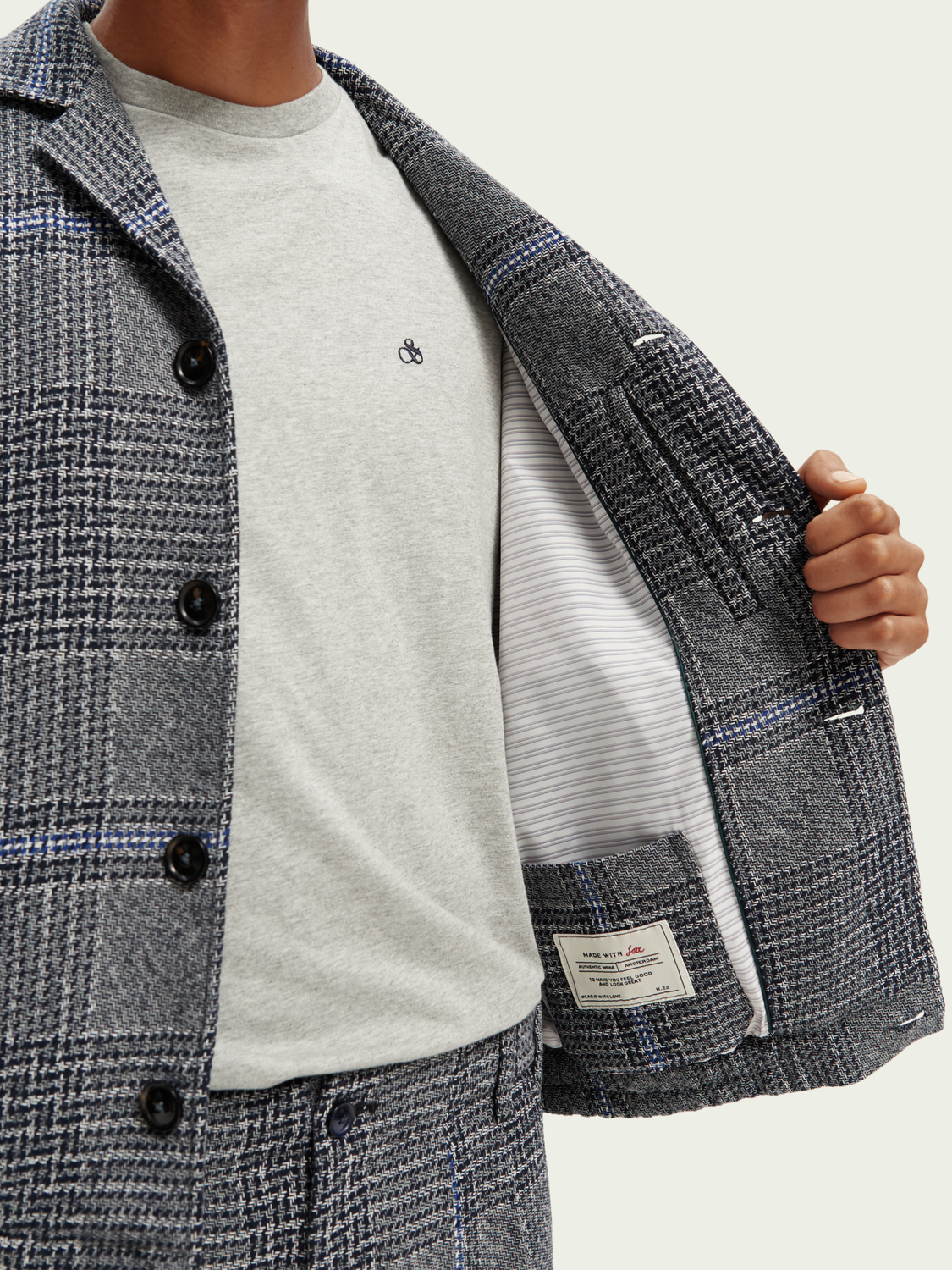 Checked Blouson | Scotch And Soda Outlet