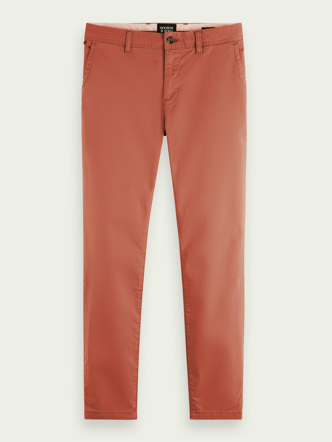 Mott Super Slim-Fit Organic Cotton Chino | Scotch And Soda Outlet
