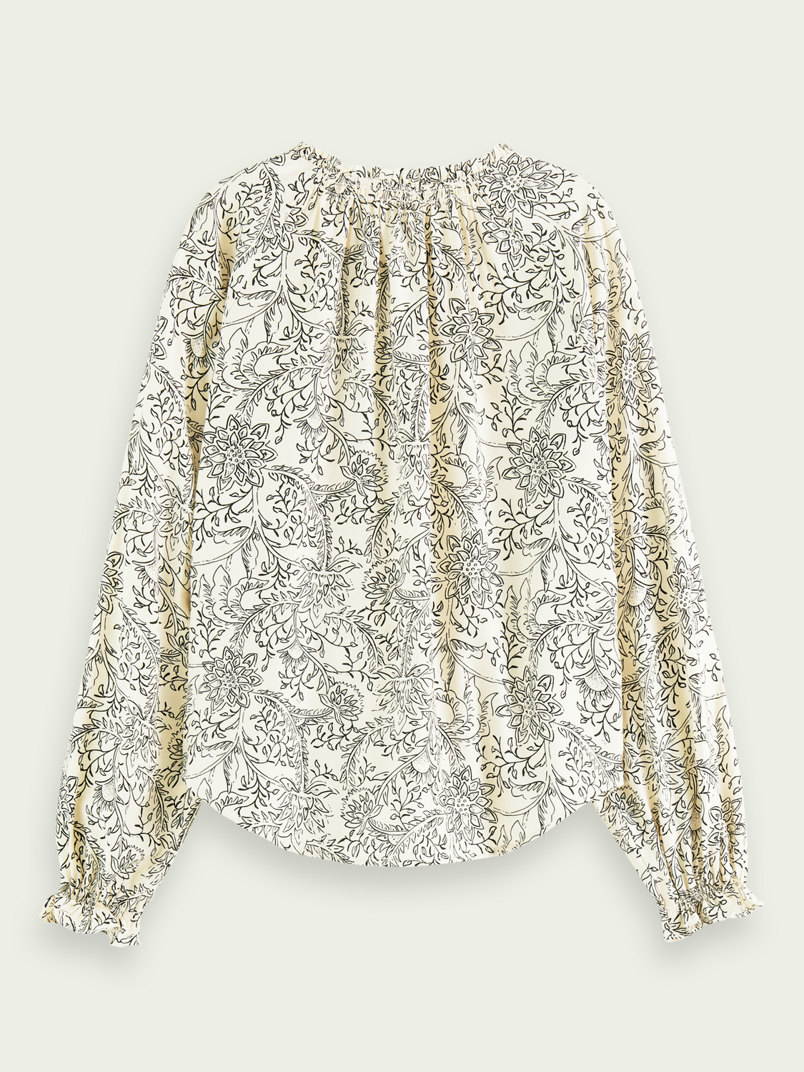 Easy-Fit Smock Detailed Top | scotch & soda outlet