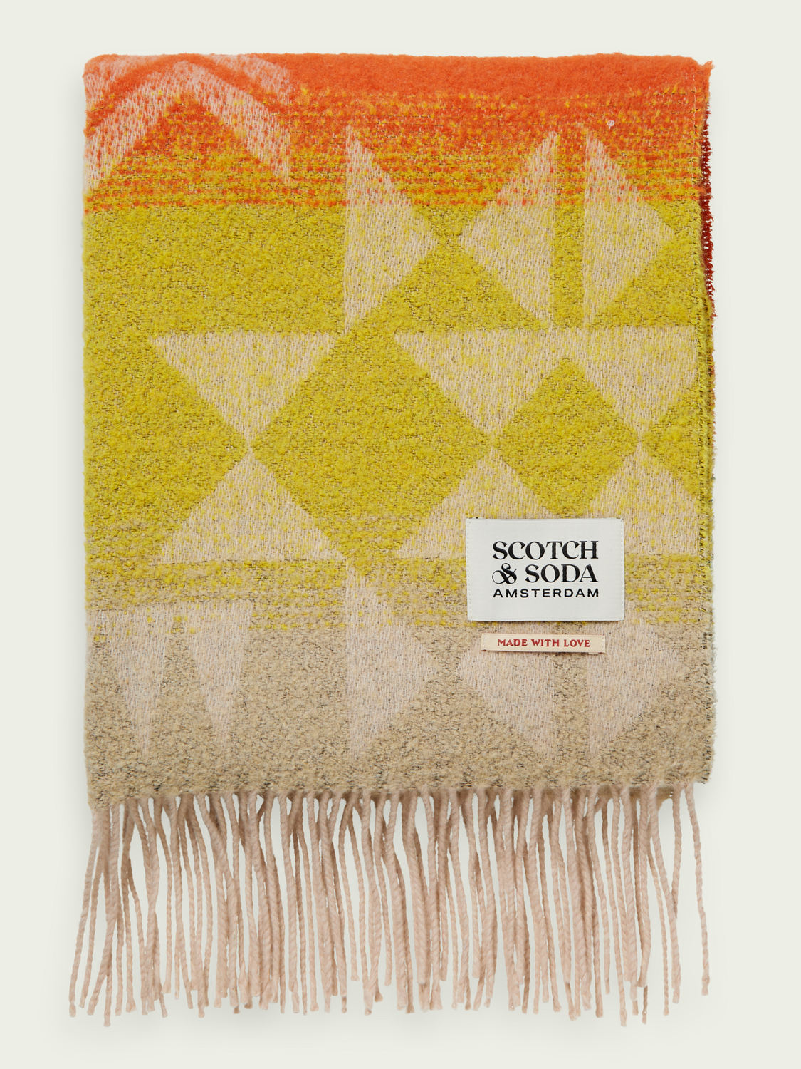 Wool-Blend Brushed Scarf | Scotch And Soda Outlet