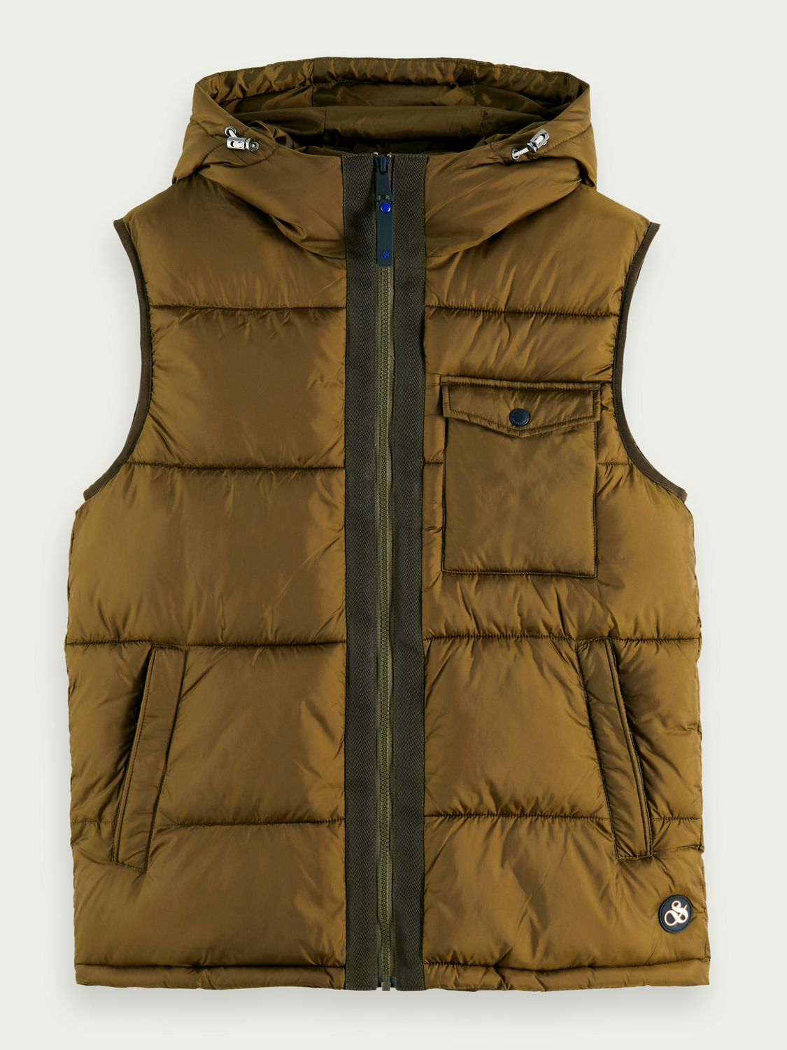 Hooded Quilted Bodywarmer | Scotch And Soda Outlet