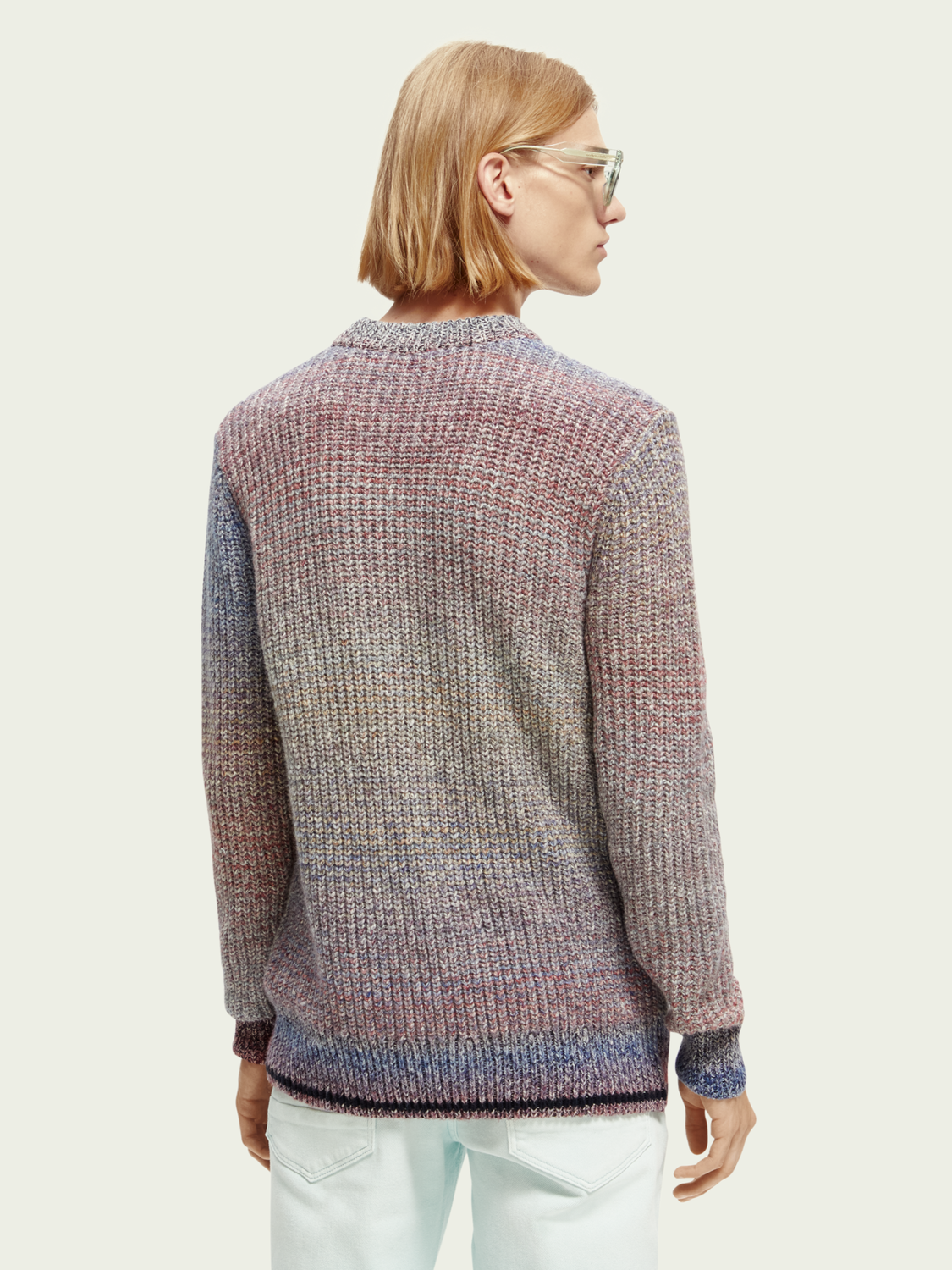 Gradient Rib-Knit Sweater | Scotch And Soda Outlet