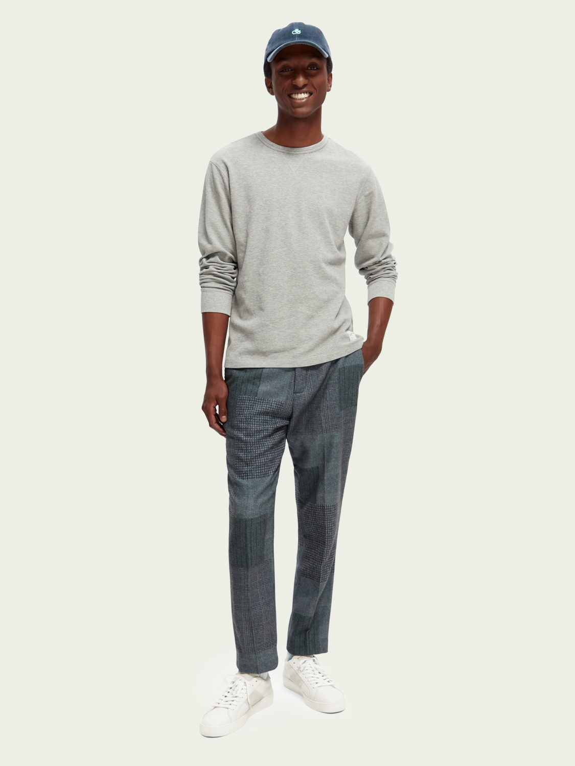 Structured Organic Cotton Waffle T-Shirt | Scotch And Soda Outlet