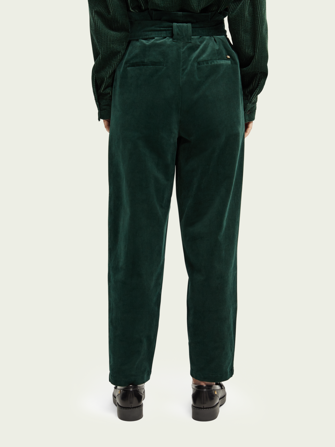 The Daisy - High-Rise Paper Bag Trousers | scotch & soda outlet