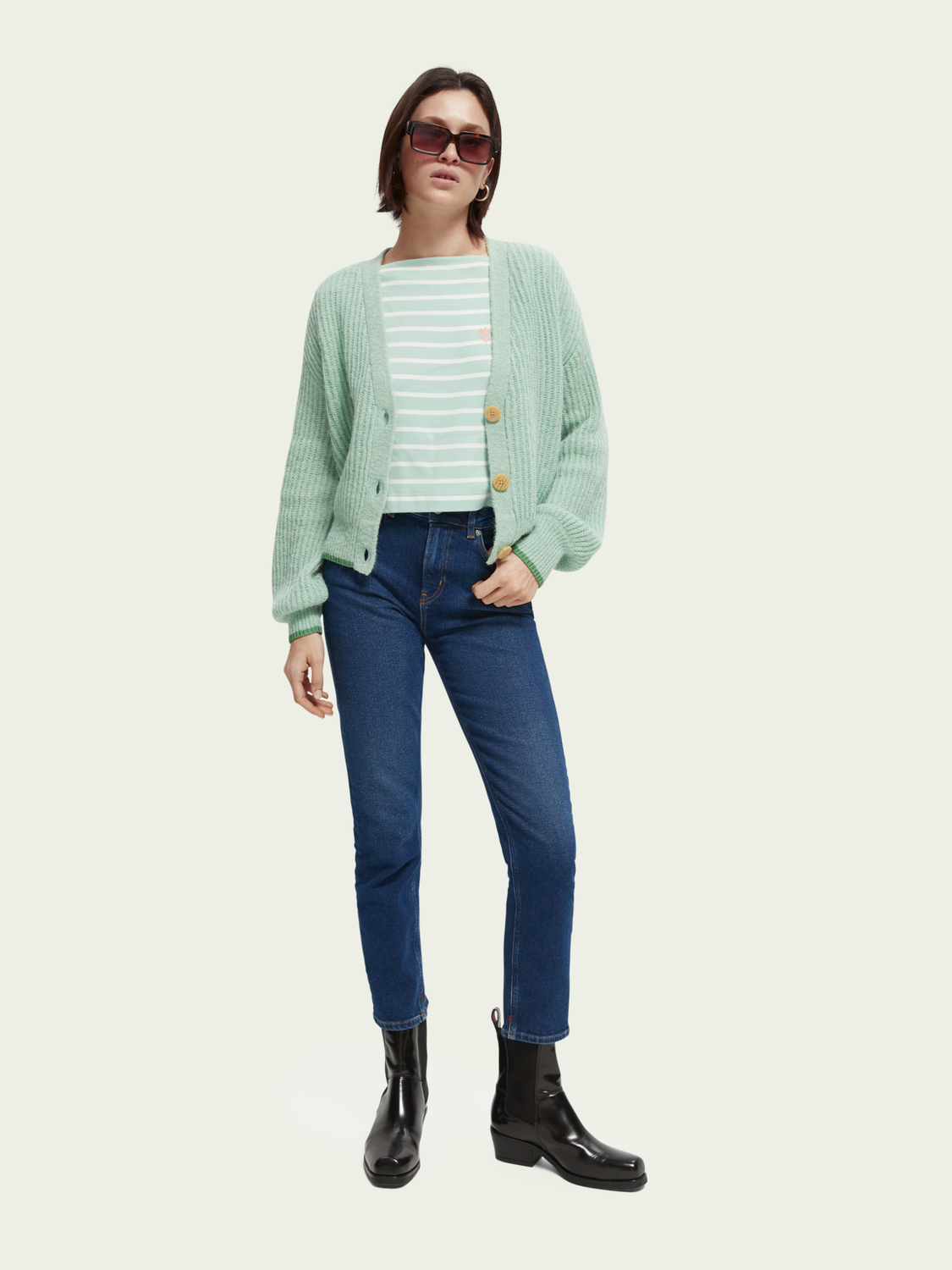 High Five High-Rise Slim Fit Jeans | scotch & soda outlet