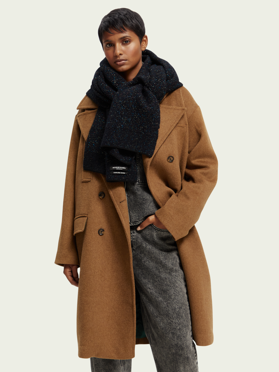 Soft Knitted Scarf | scotch & soda outlet